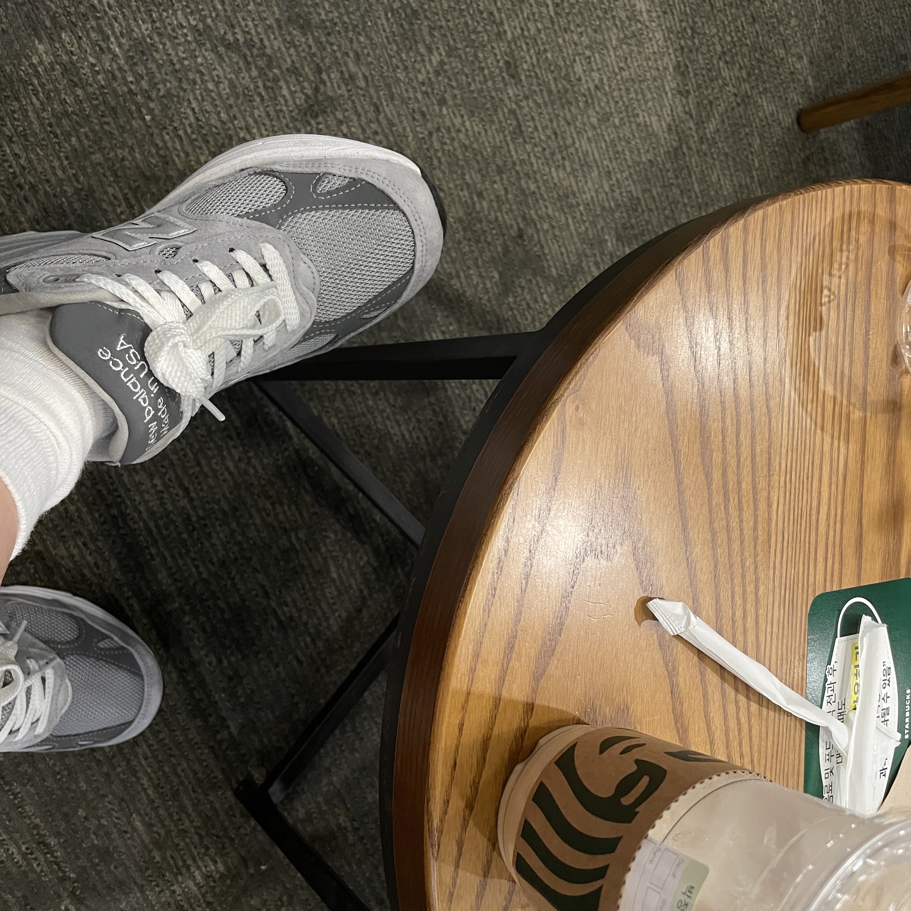 New Balance 993 Made in USA Grey - D Standard 착용 스타일