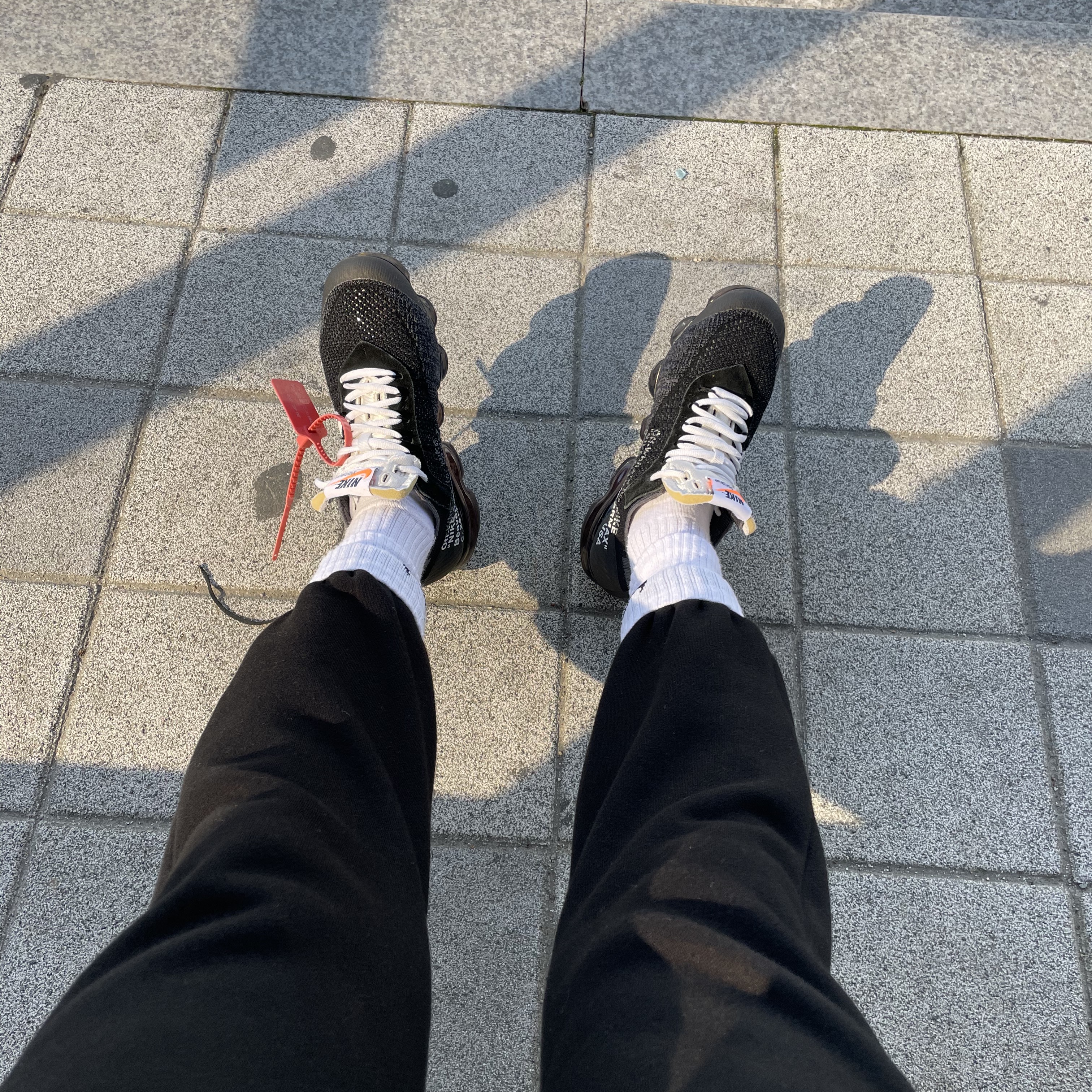 Nike x Off-White Air VaporMax OG Black The Ten 착용 스타일
