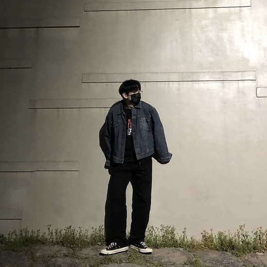 Converse Chuck 70 Hi Black 착용 스타일