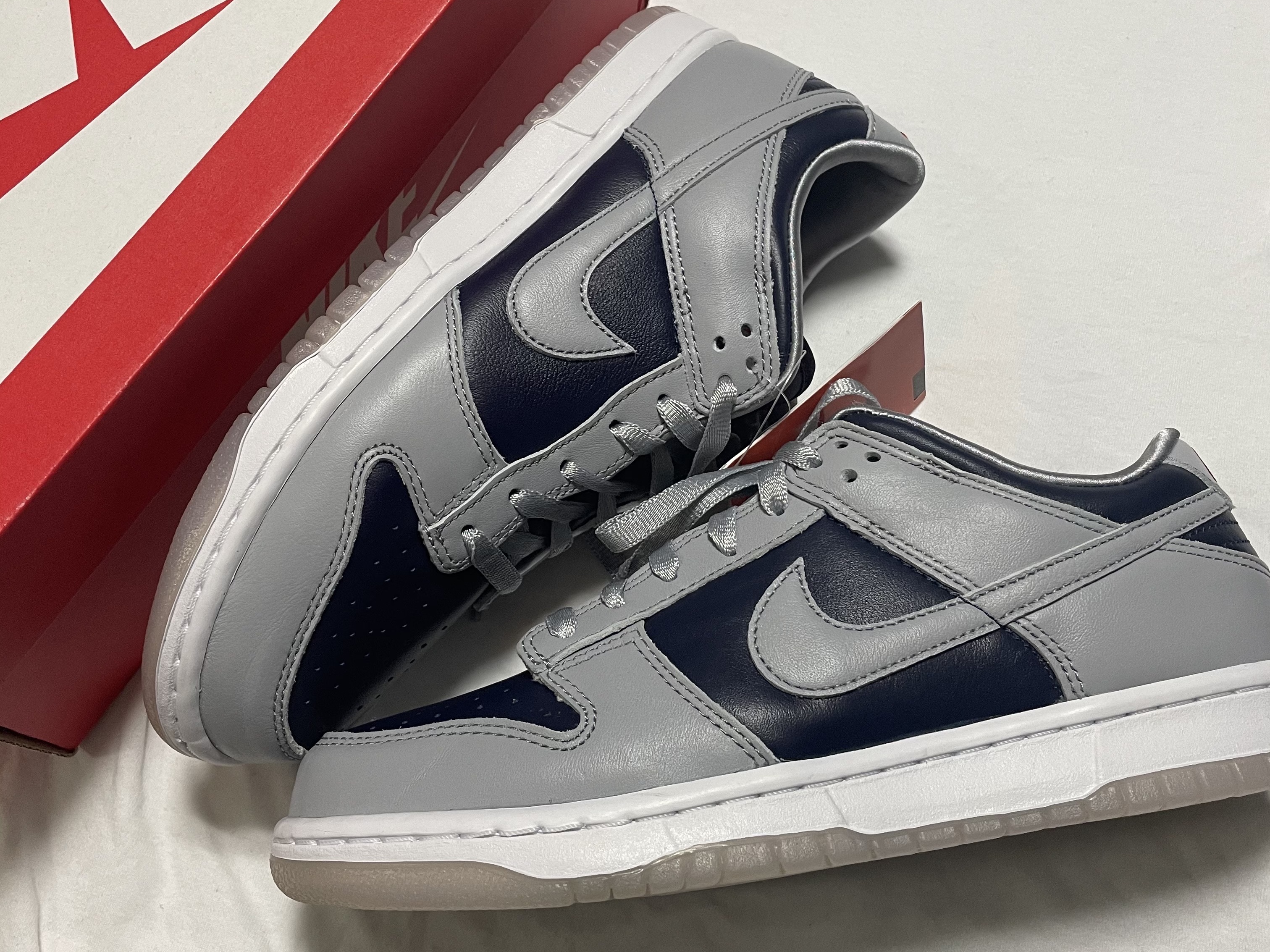 (W) Nike Dunk Low SP College Navy 착용 스타일