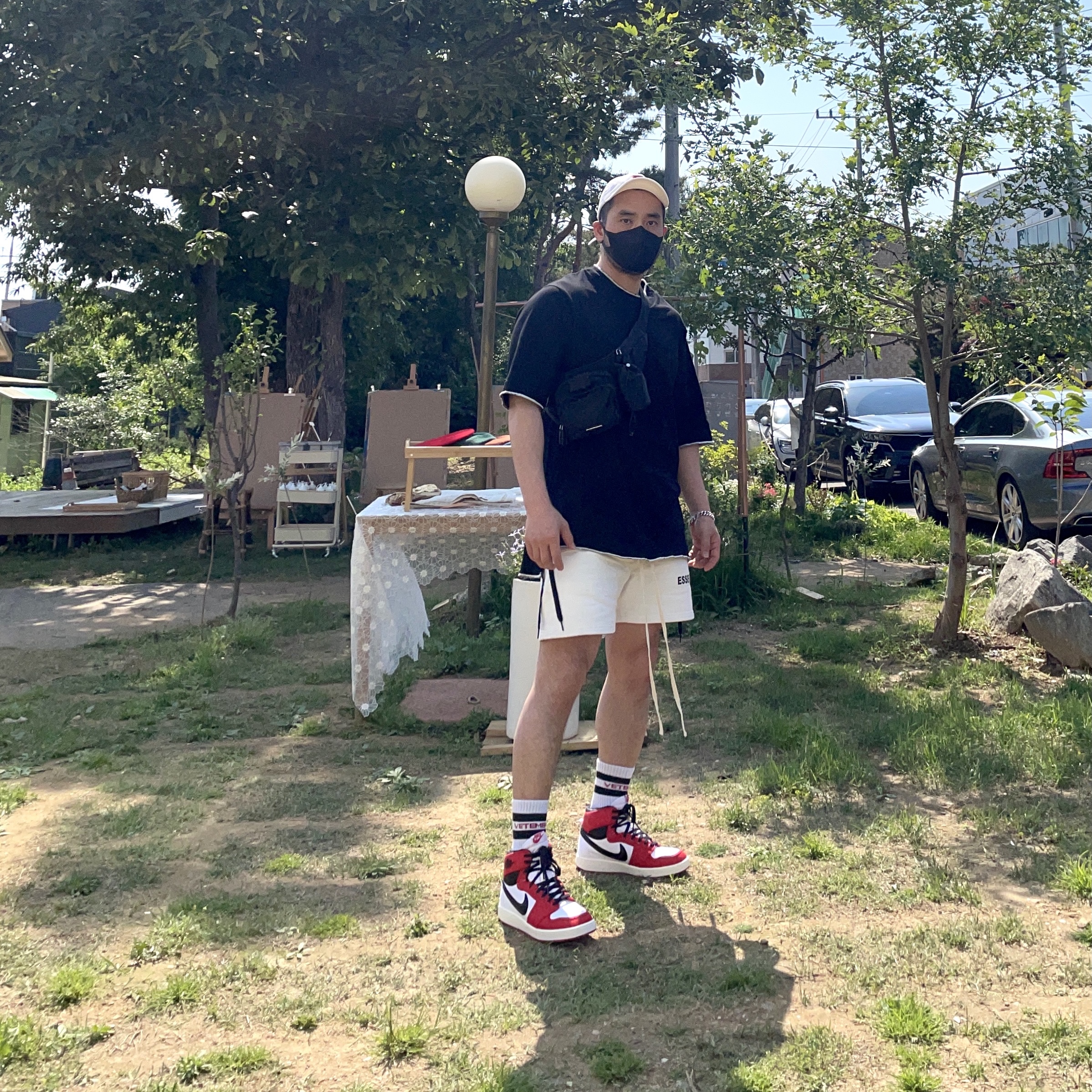 Jordan 1 KO Chicago 2021 착용 스타일 - 1