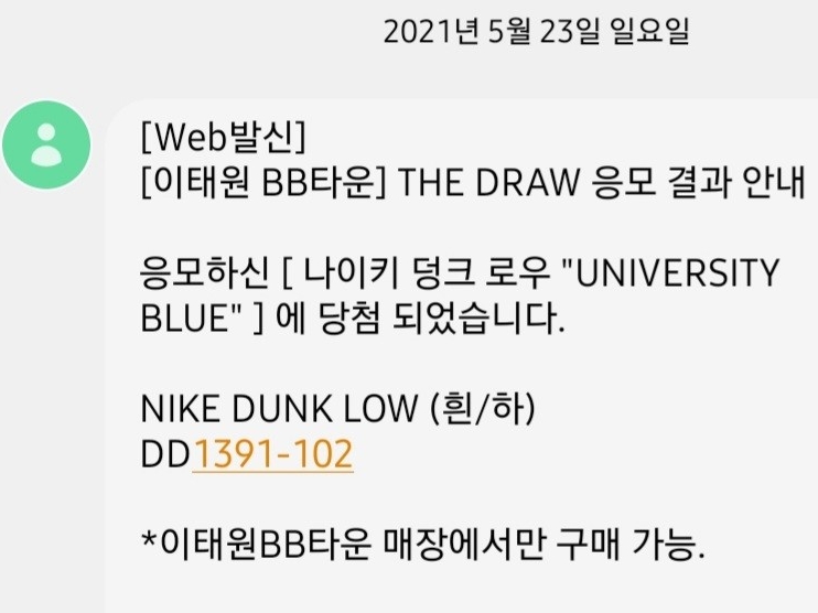 Nike Dunk Low Retro University Blue 착용 스타일 - 2
