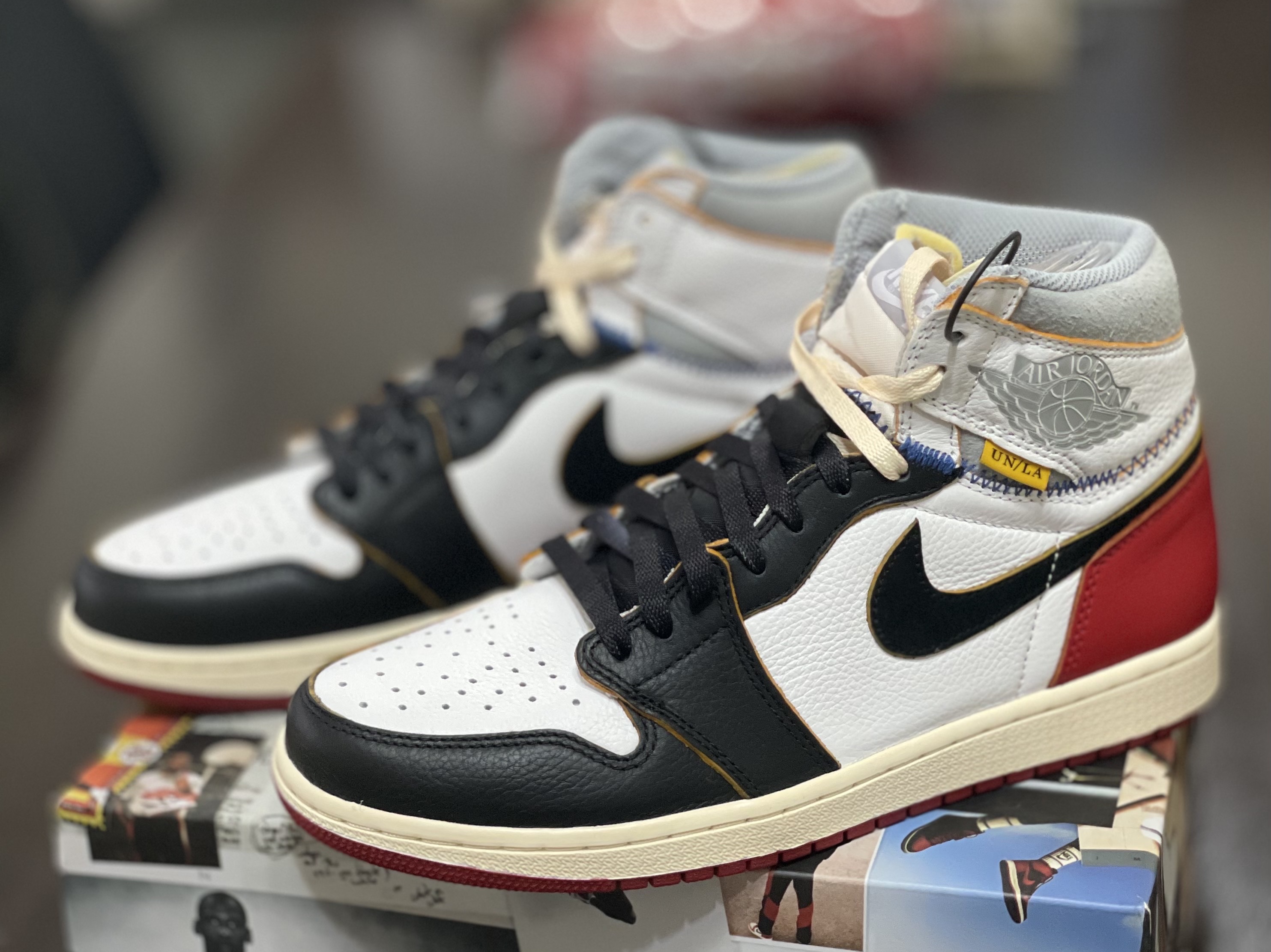 Jordan 1 x Union Retro High Black Toe 착용 스타일 - 1