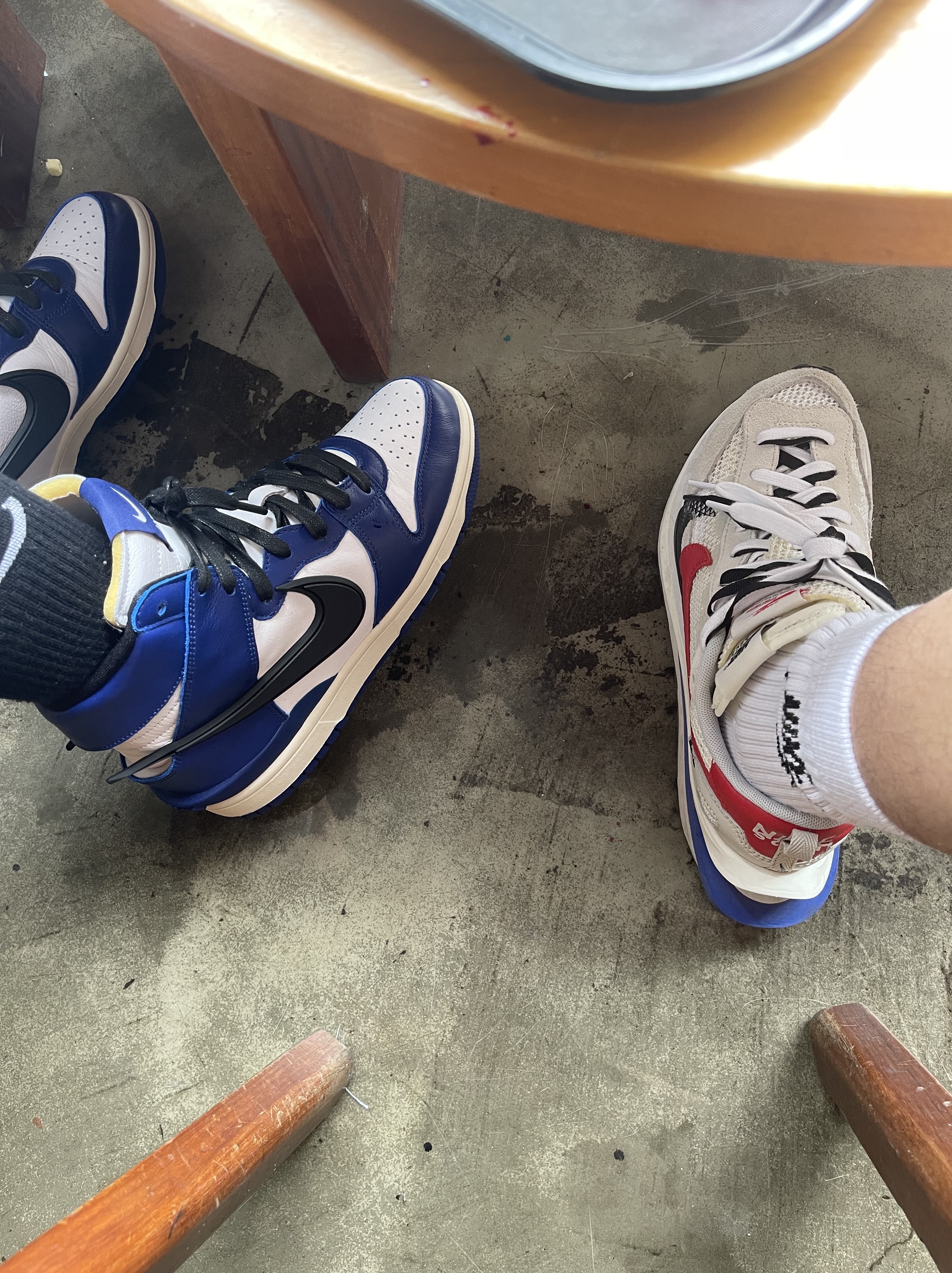Nike x Ambush Dunk High Deep Royal Blue, Nike x A-Cold-Wall Zoom Vomero 5 Sail 착용 스타일 - 4