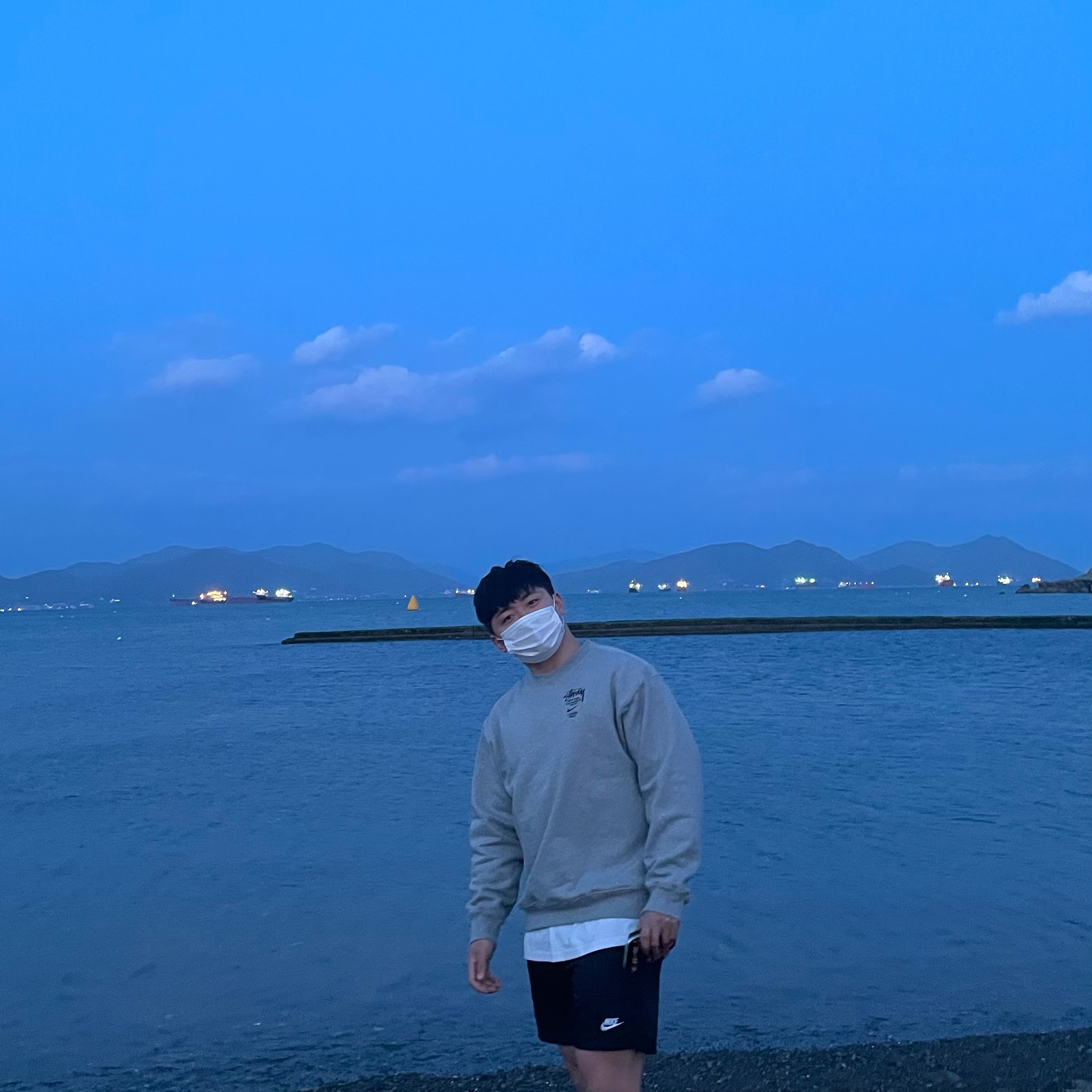 Nike x Stussy NRG ZR Fleece Crewneck Heather Grey - Asia 착용 스타일