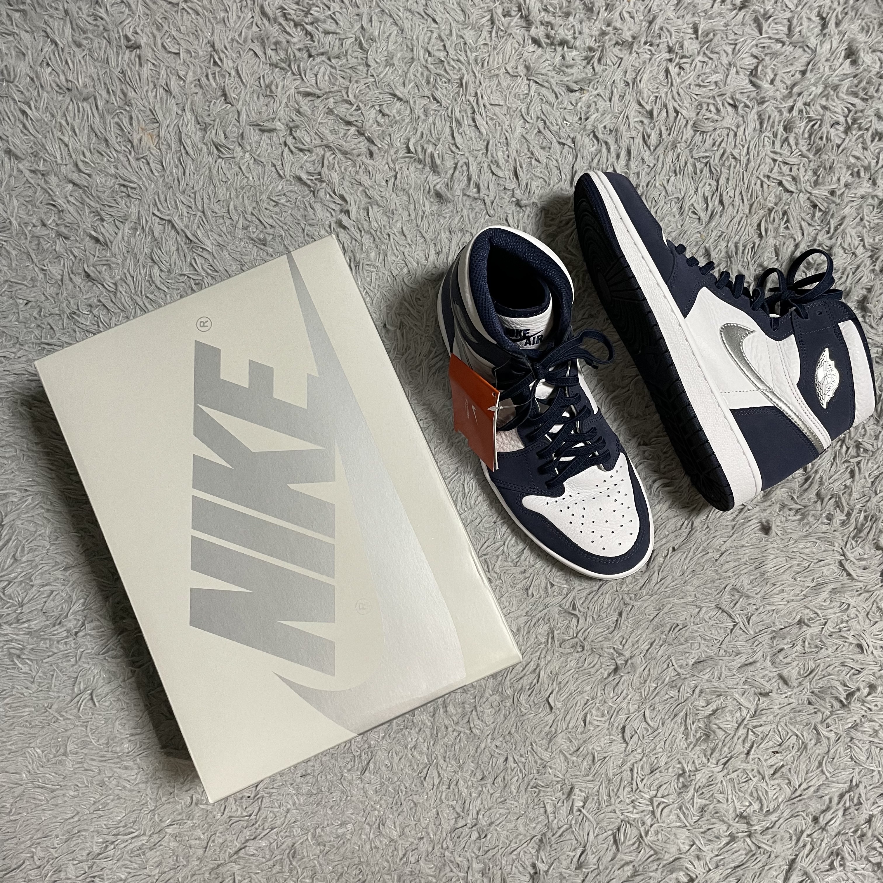 Jordan 1 Retro High OG CO.JP Midnight Navy 착용 스타일