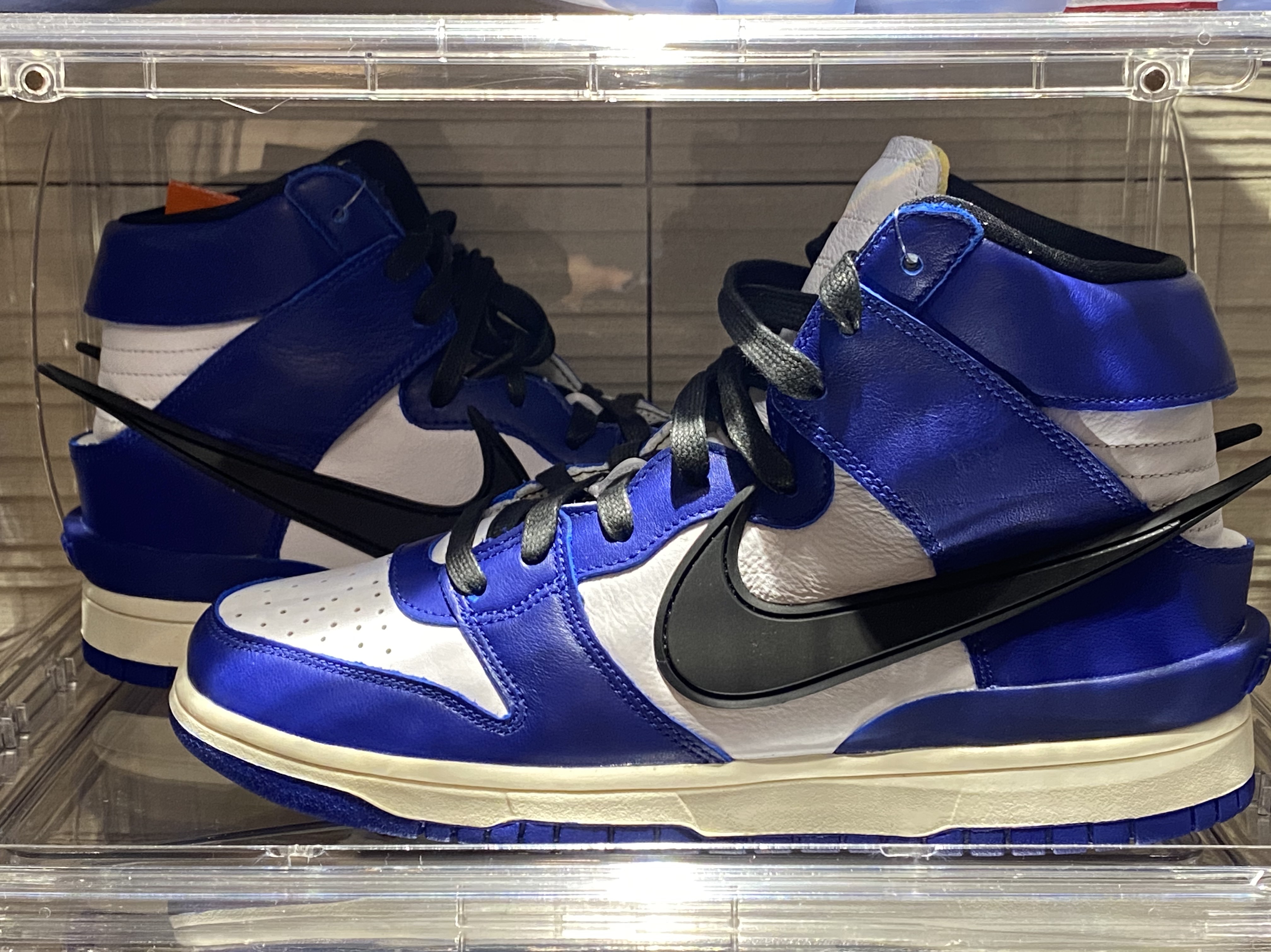 Nike x Ambush Dunk High Deep Royal Blue 착용 스타일 - 1