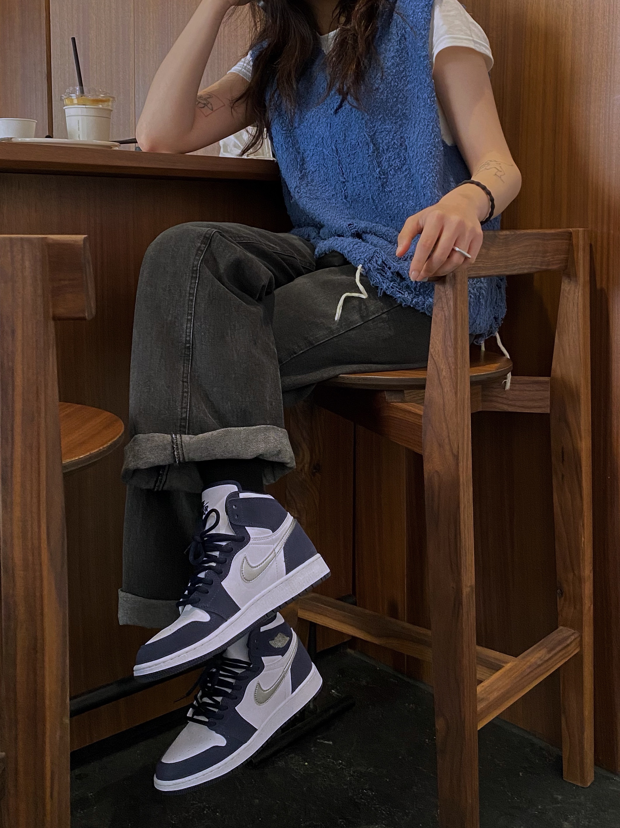 (GS) Jordan 1 Retro High OG CO.JP Midnight Navy 착용 스타일
