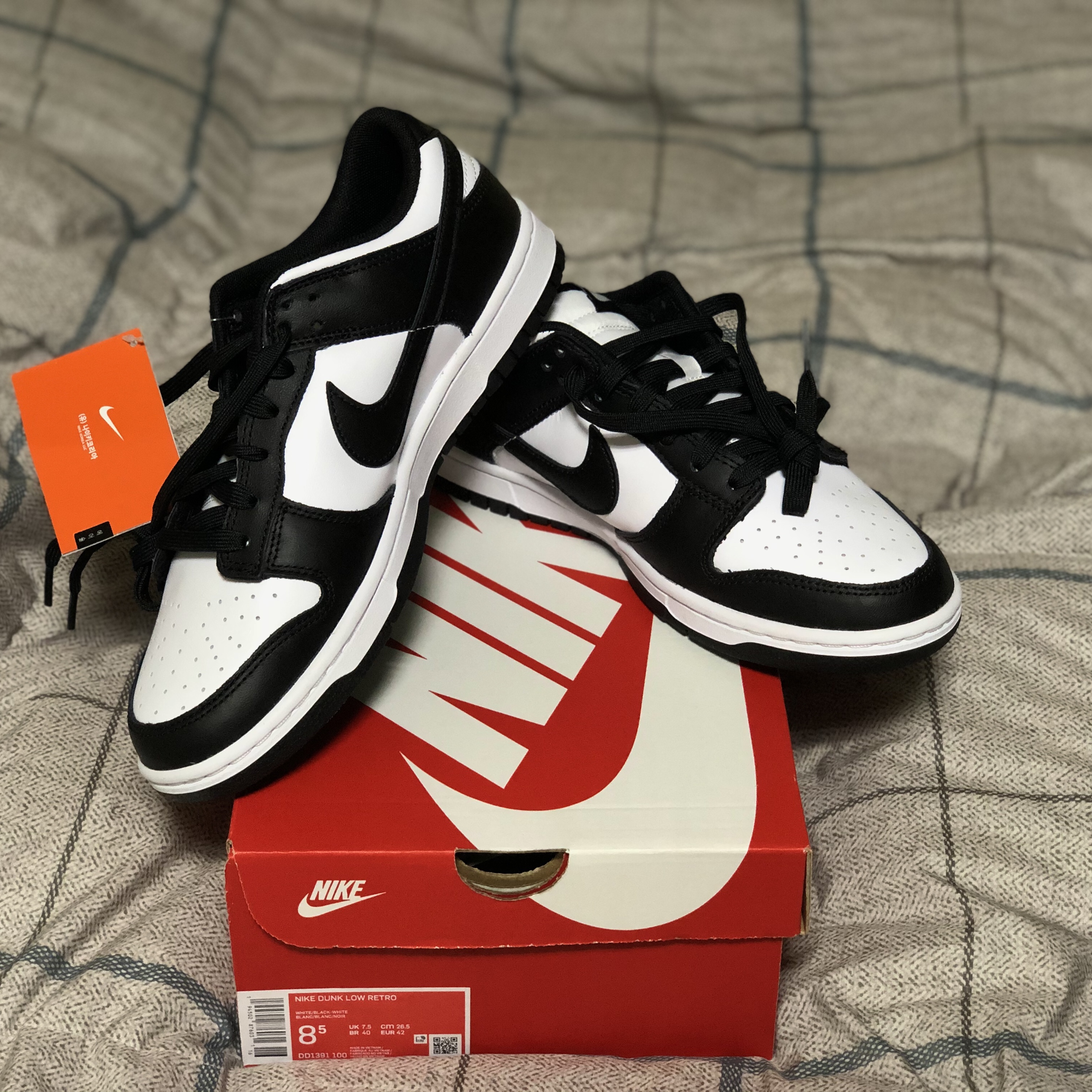 Nike Dunk Low Retro Black 착용 스타일