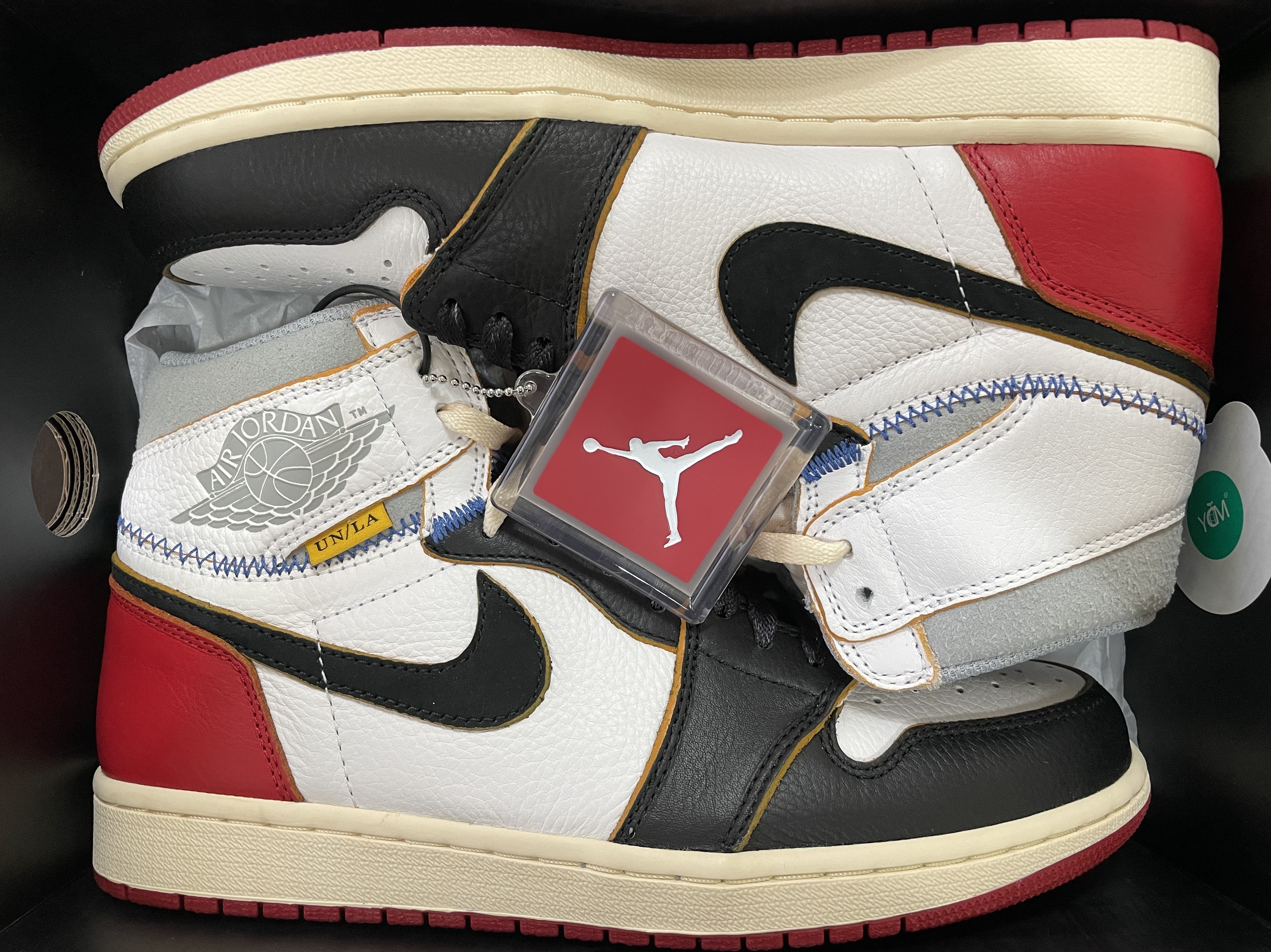 Jordan 1 x Union Retro High Black Toe 착용 스타일 - 3