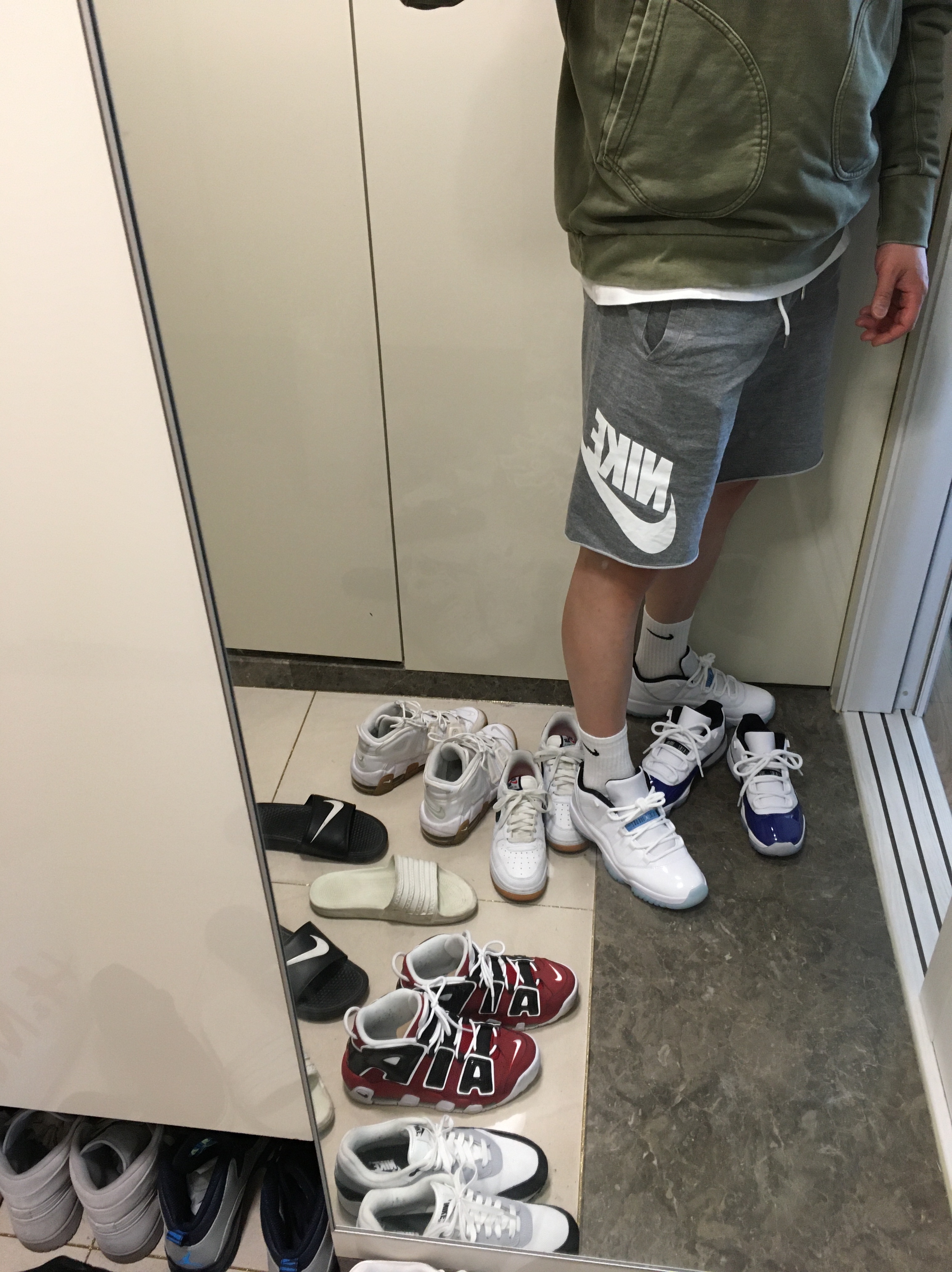 Jordan 11 Retro Low Legend Blue, (GS) Jordan 11 Retro Low Legend Blue 착용 스타일