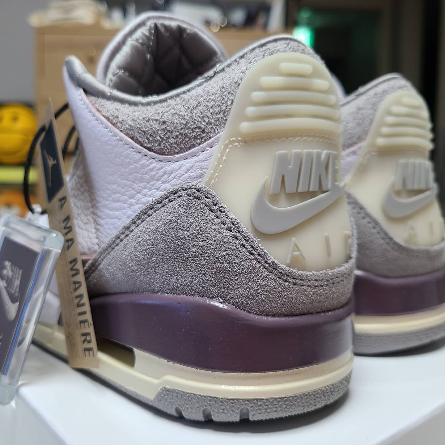 (W) Jordan 3 x A Ma Maniere Retro SP 착용 스타일 - 4