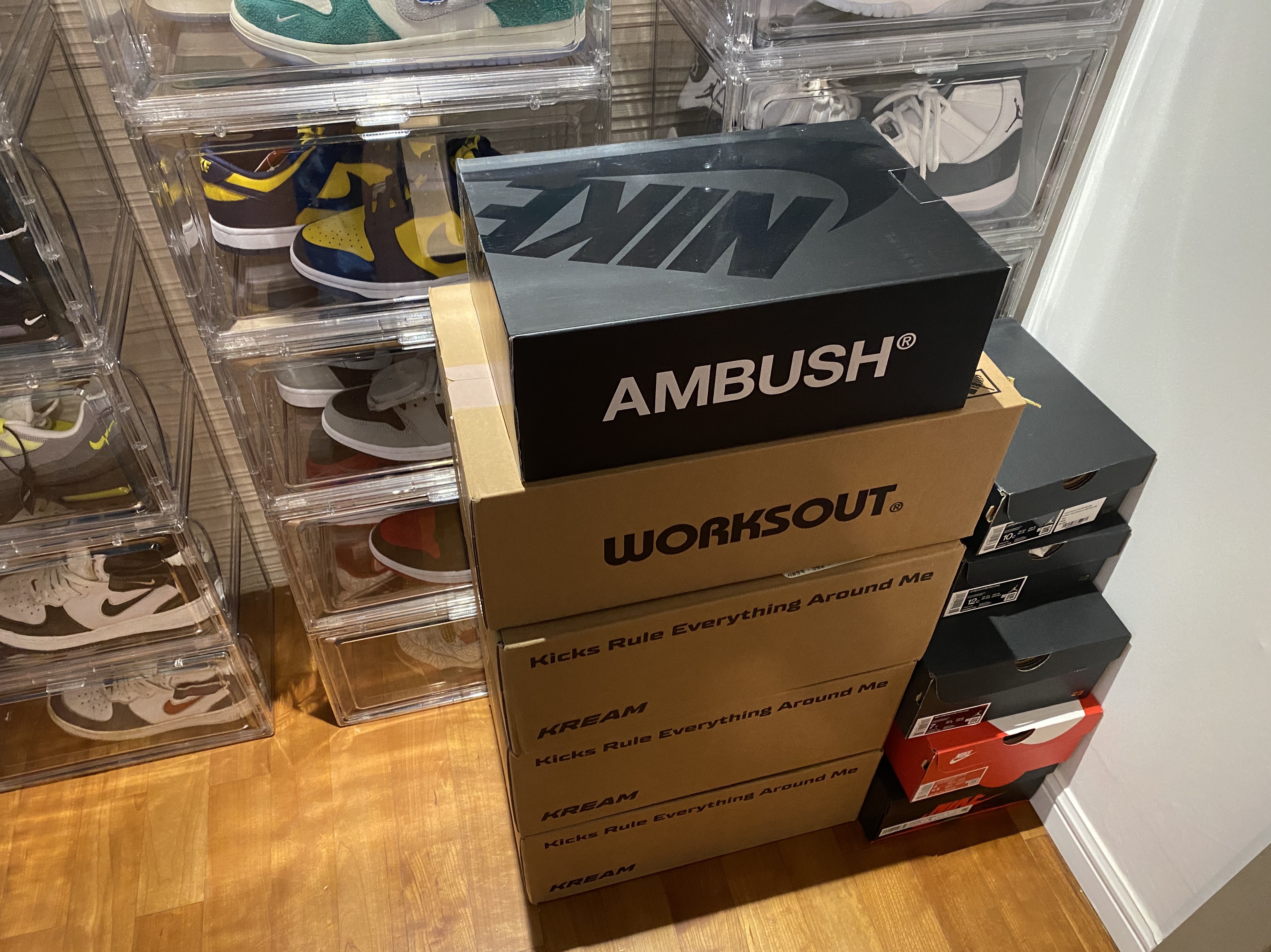 Nike x Ambush Dunk High Deep Royal Blue 착용 스타일 - 2