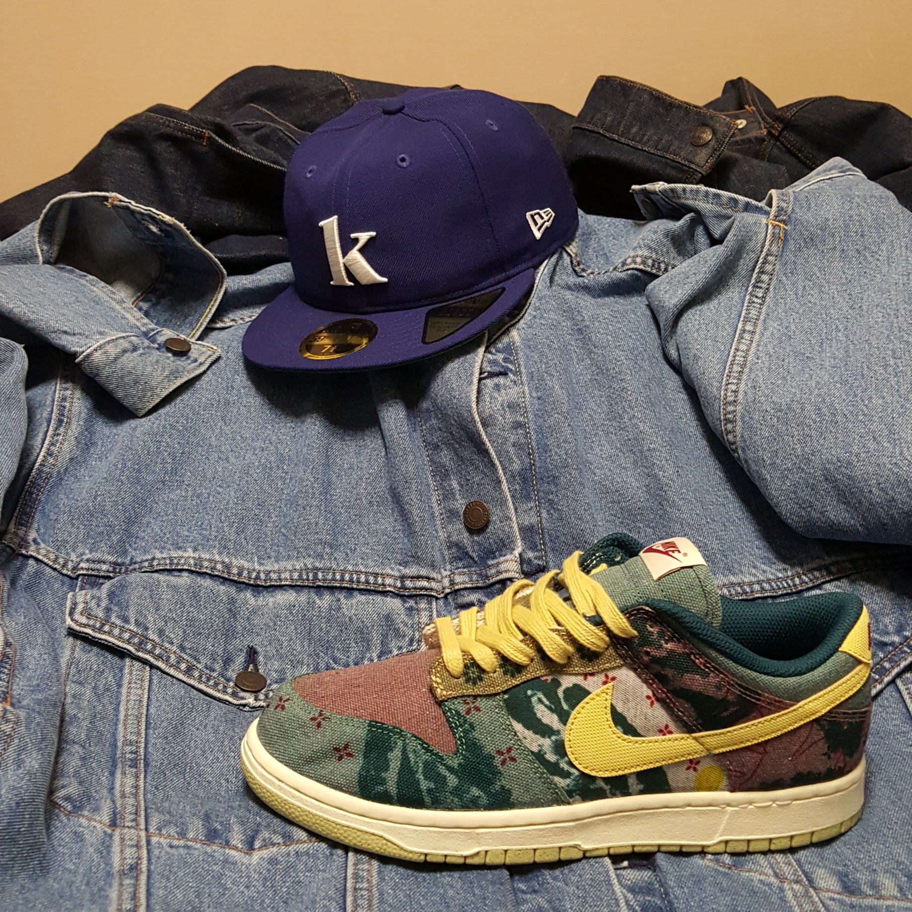 Nike Dunk Low SP Community Garden 착용 스타일 - 1