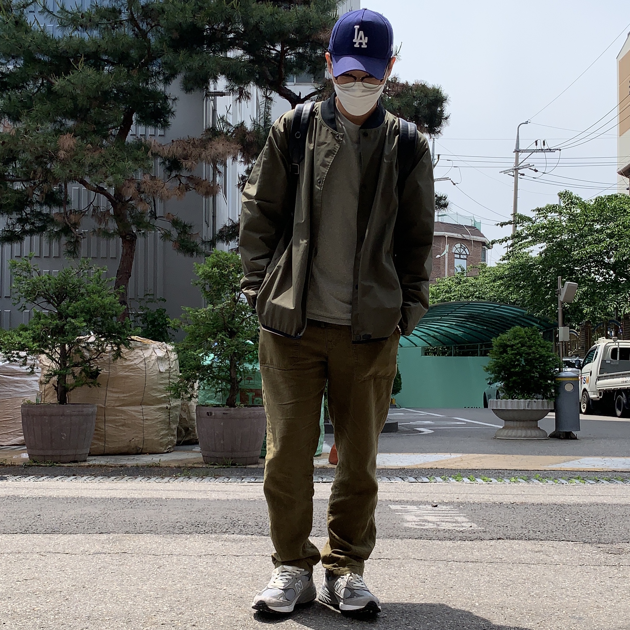 New Balance 993 Made in USA Grey - D Standard 착용 스타일