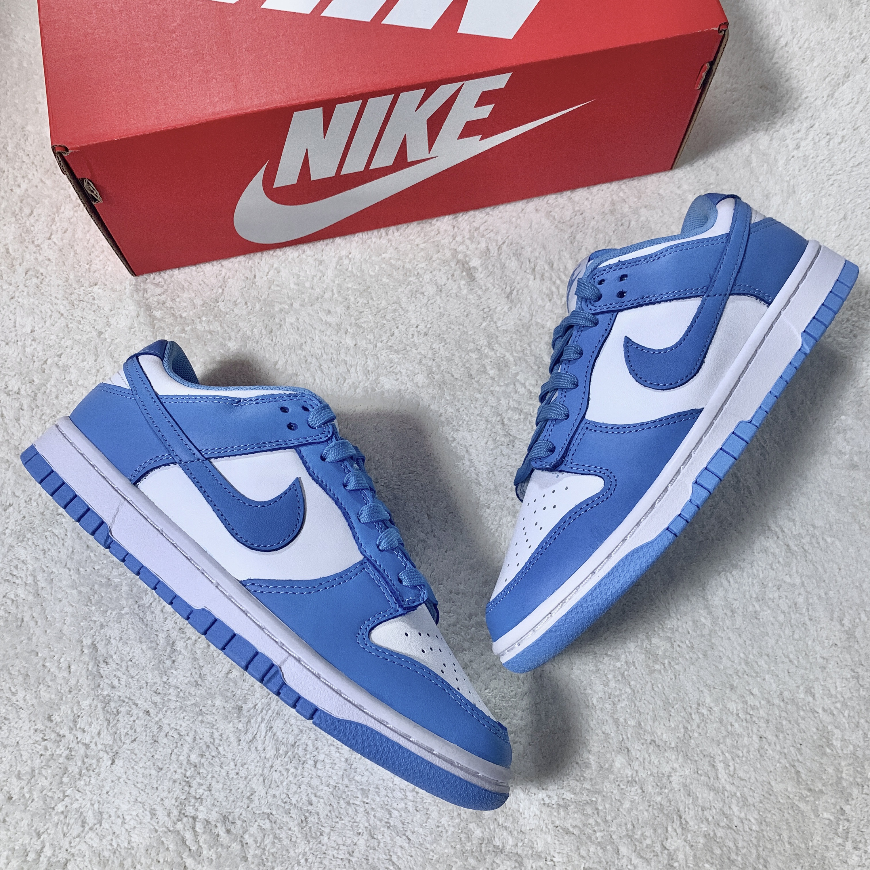 Nike Dunk Low Retro University Blue 착용 스타일