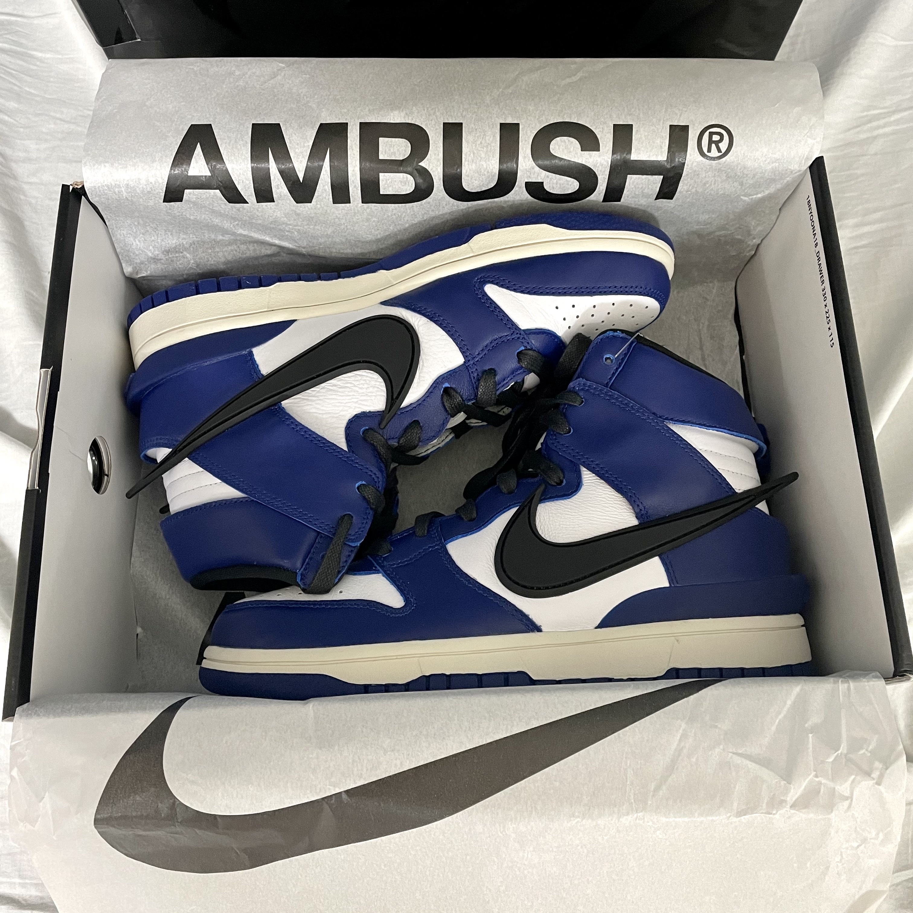 Nike x Ambush Dunk High Deep Royal Blue 착용 스타일 - 1