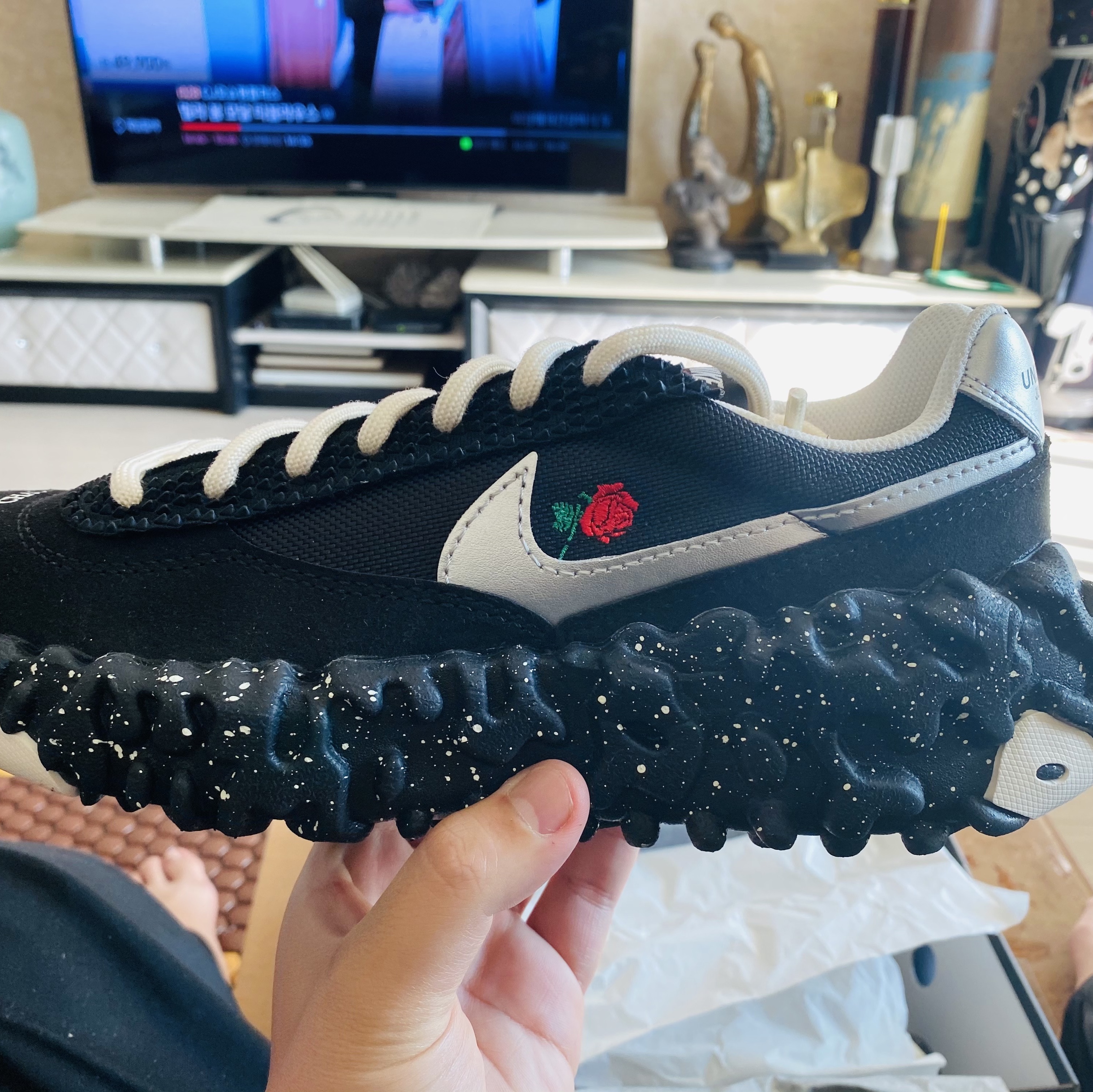 Nike x Undercover Overbreak SP Black 착용 스타일 - 2