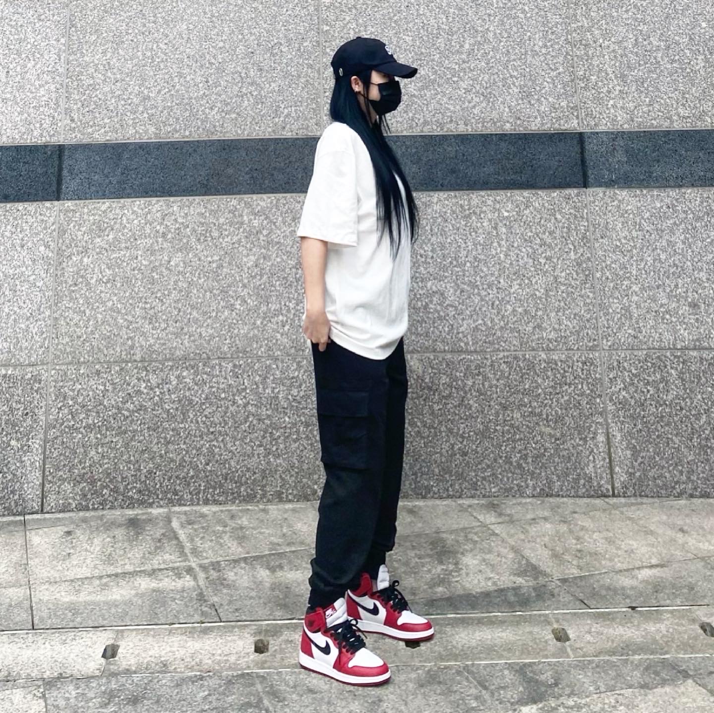 (GS) Jordan 1 Retro High OG Chicago 2015 착용 스타일 - 2