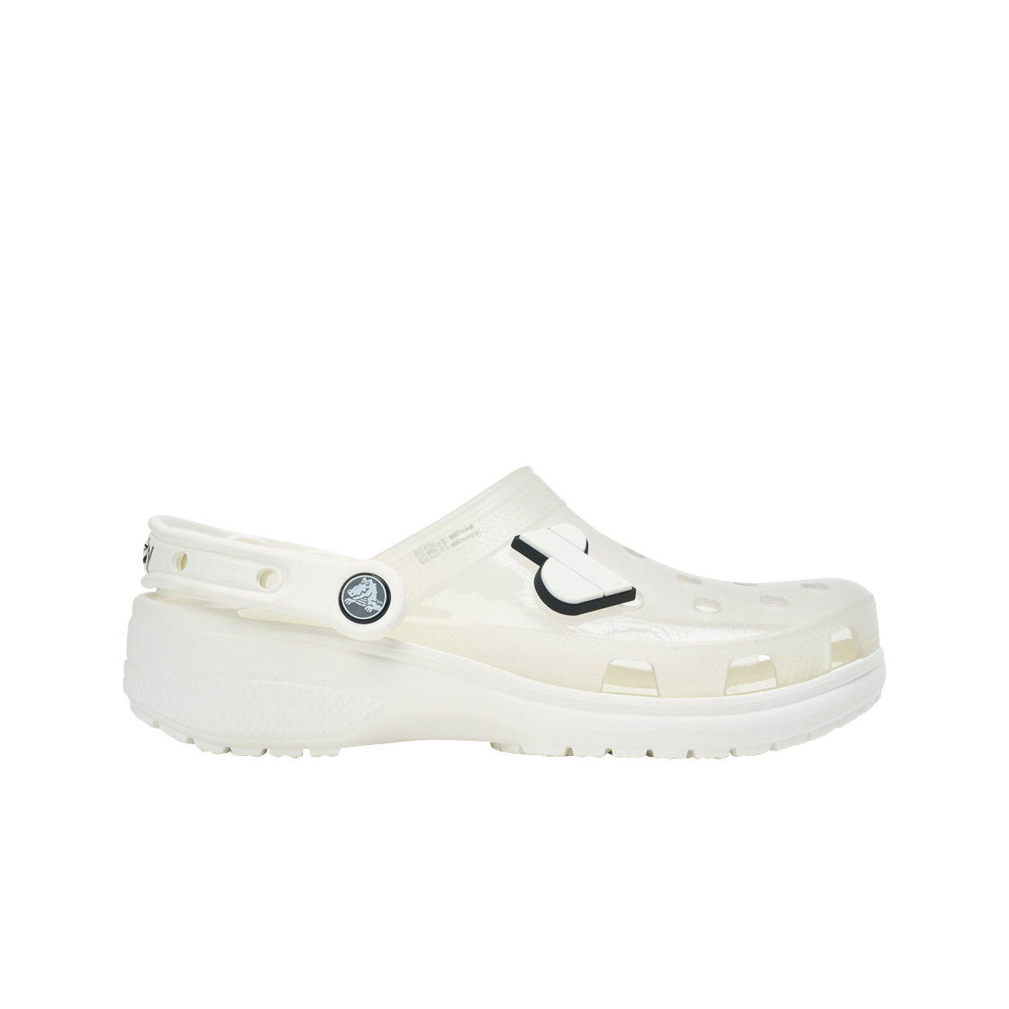 크록스 x 케이스스터디 클래식 클로그 클리어