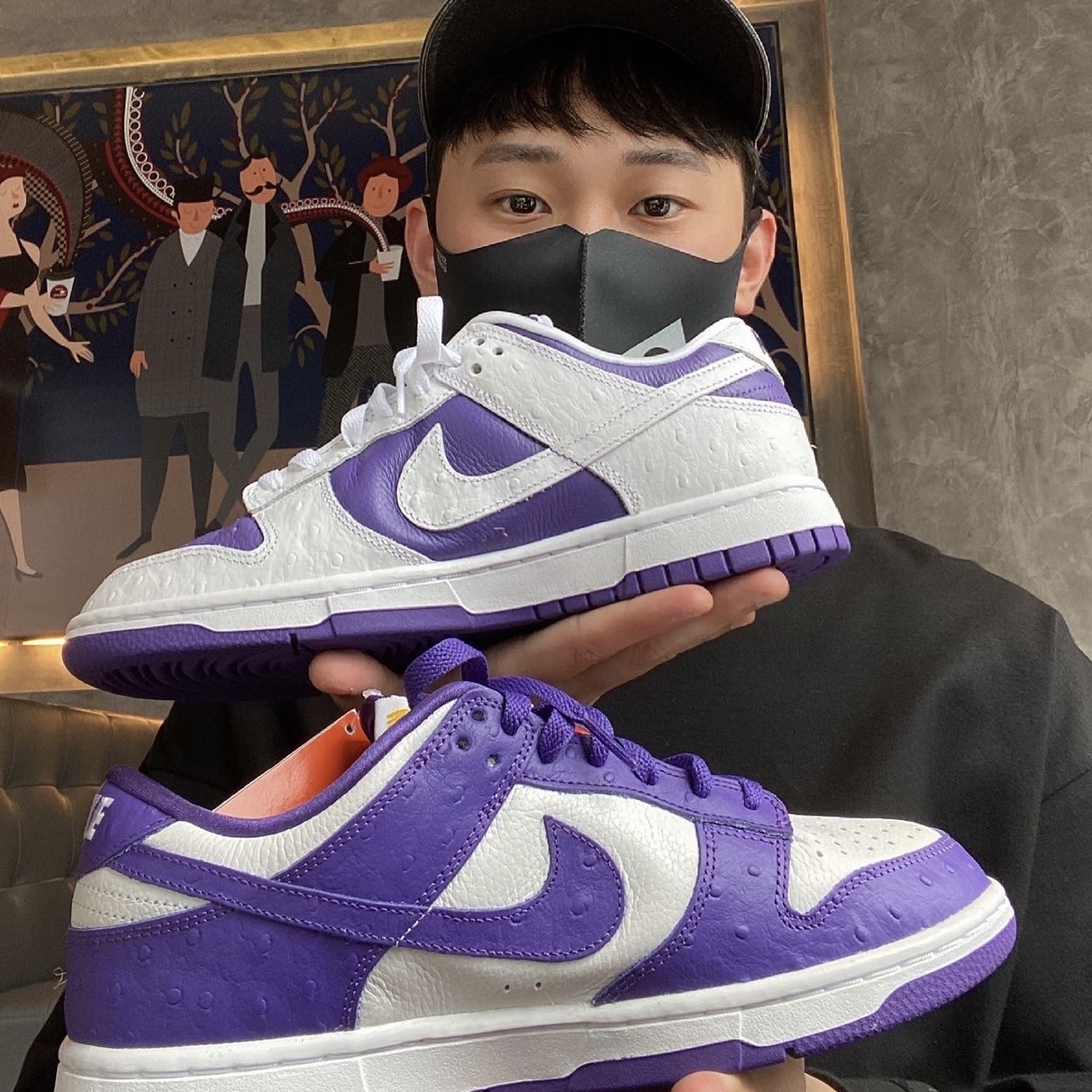 (W) Nike Dunk Low SE Flip 착용 스타일 - 1