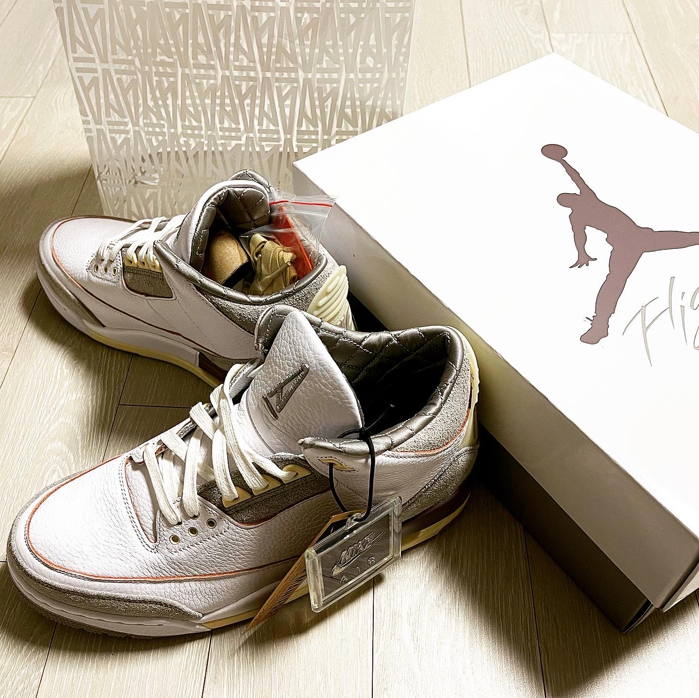 (W) Jordan 3 x A Ma Maniere Retro SP 착용 스타일 - 3