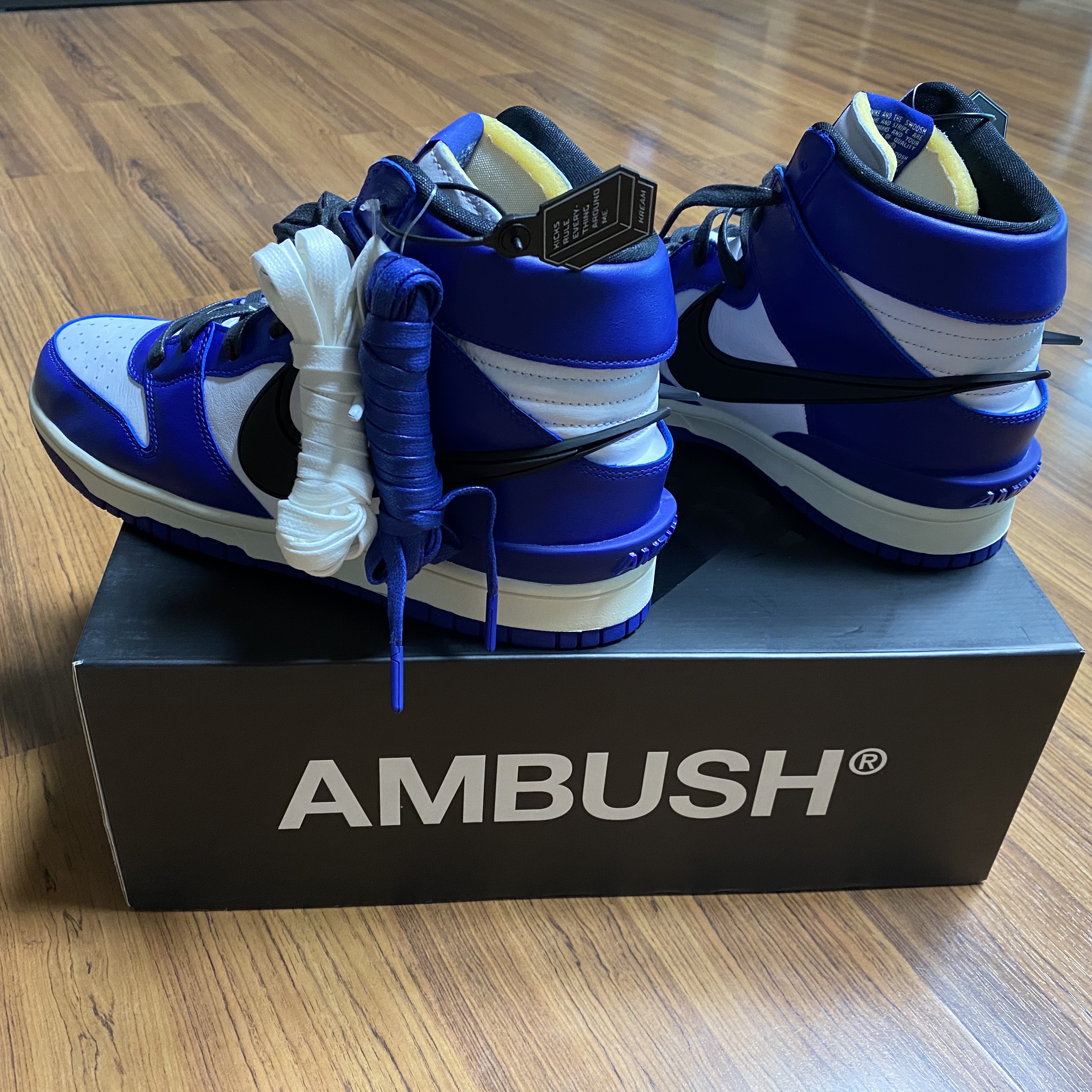 Nike x Ambush Dunk High Deep Royal Blue 착용 스타일 - 3