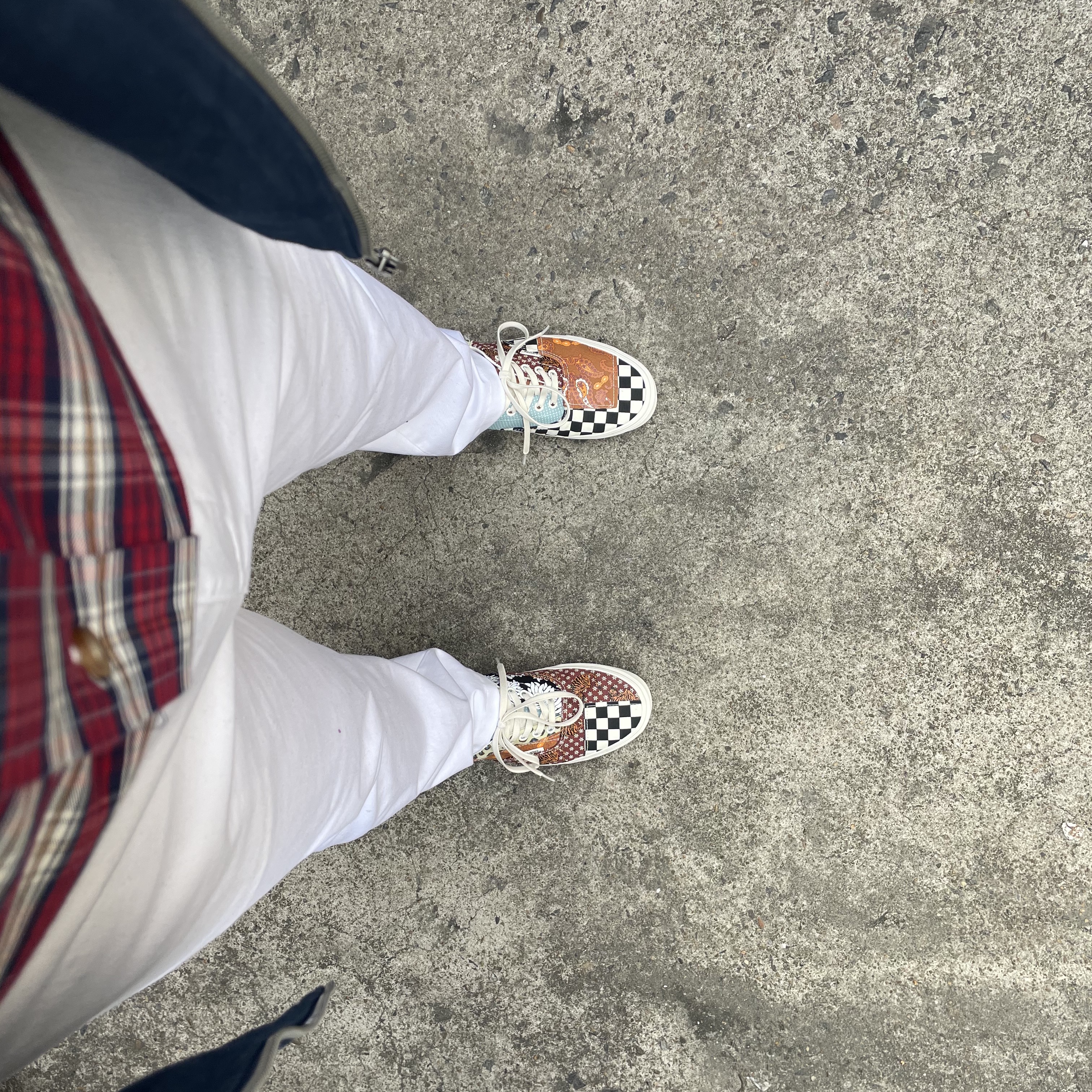 Vans Era Tiger Patchwork 착용 스타일 - 3