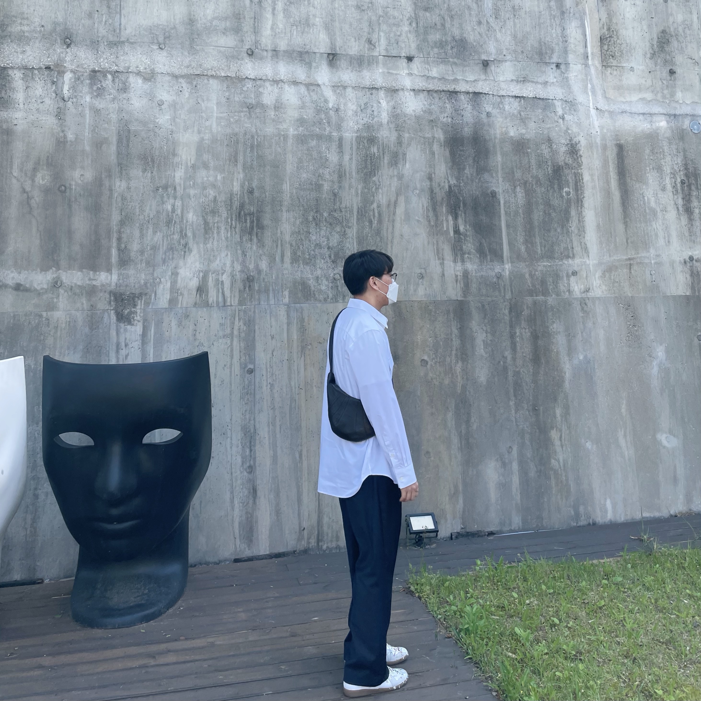 Maison Margiela Replica Paint Drop Sneakers 착용 스타일 - 3