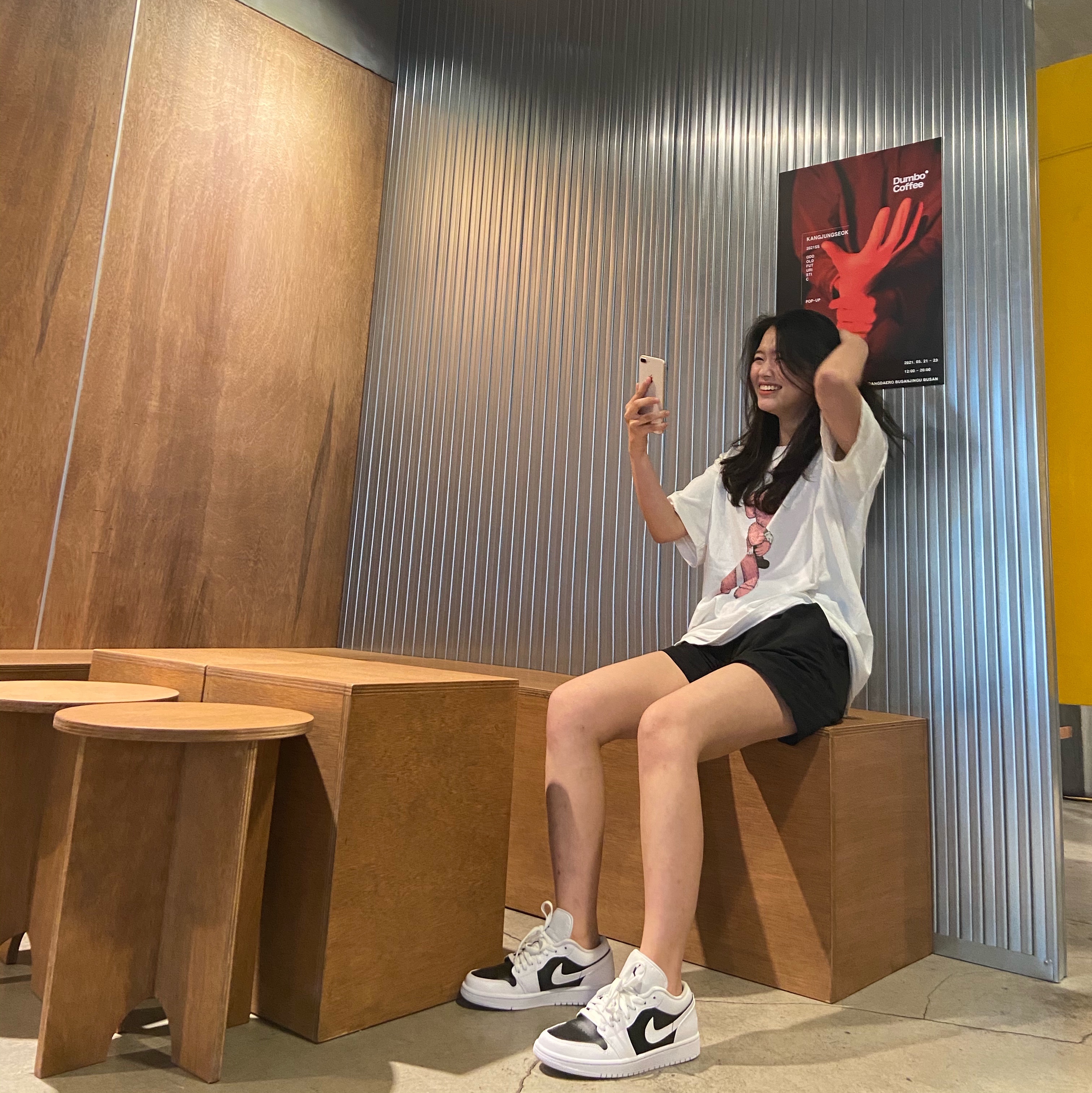(W) Jordan 1 Low Panda 착용 스타일