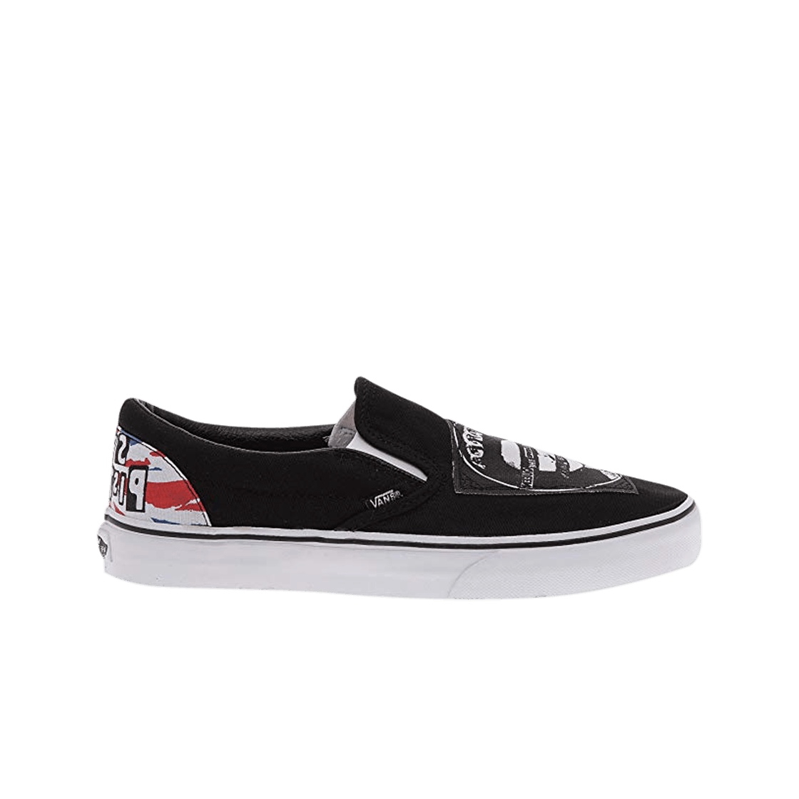 반스 x 섹스 피스톨즈 클래식 슬립온 블랙 블루(Vans x Sex Pistols Classic Slip-On Black Blue) - 1
