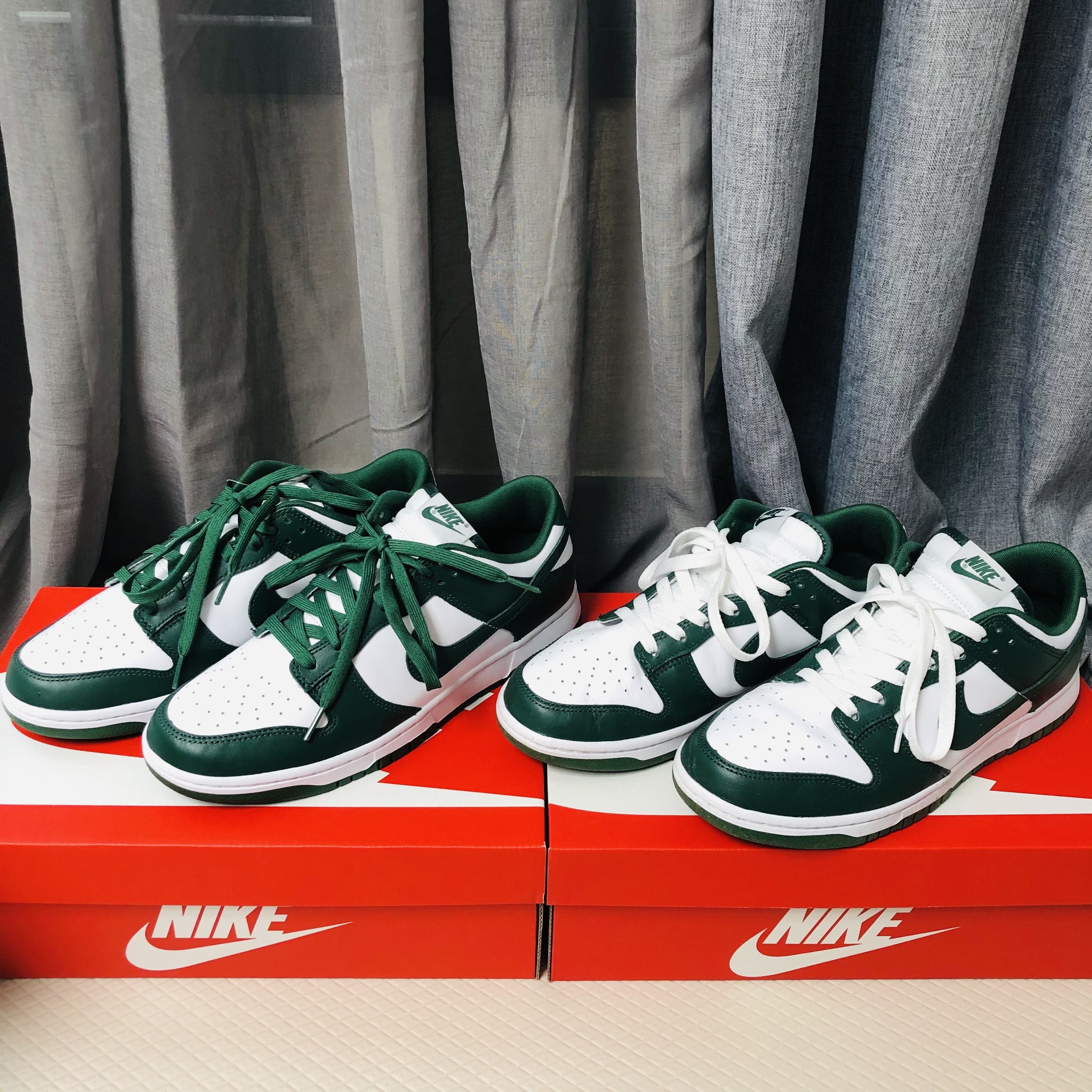 Nike Dunk Low Retro Varsity Green 착용 스타일 - 2