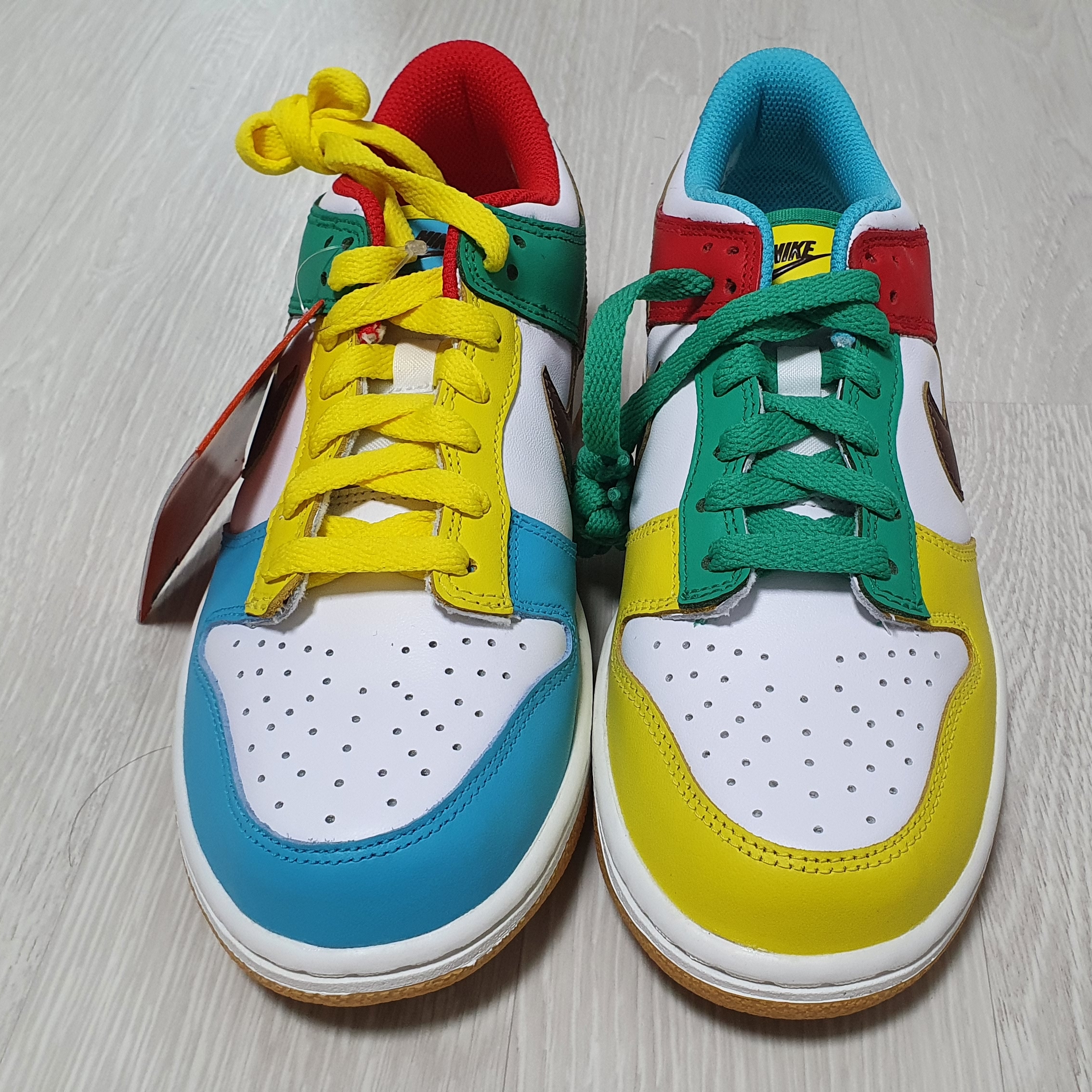(GS) Nike Dunk Low SE Free.99 White 착용 스타일