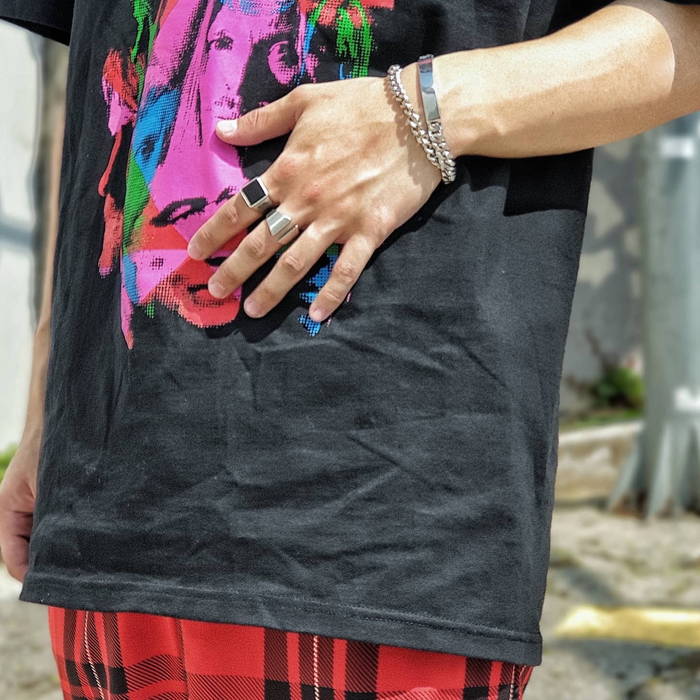 Dr. Martens x END. x Mastermind 101 Boots Skull 착용 스타일 - 3
