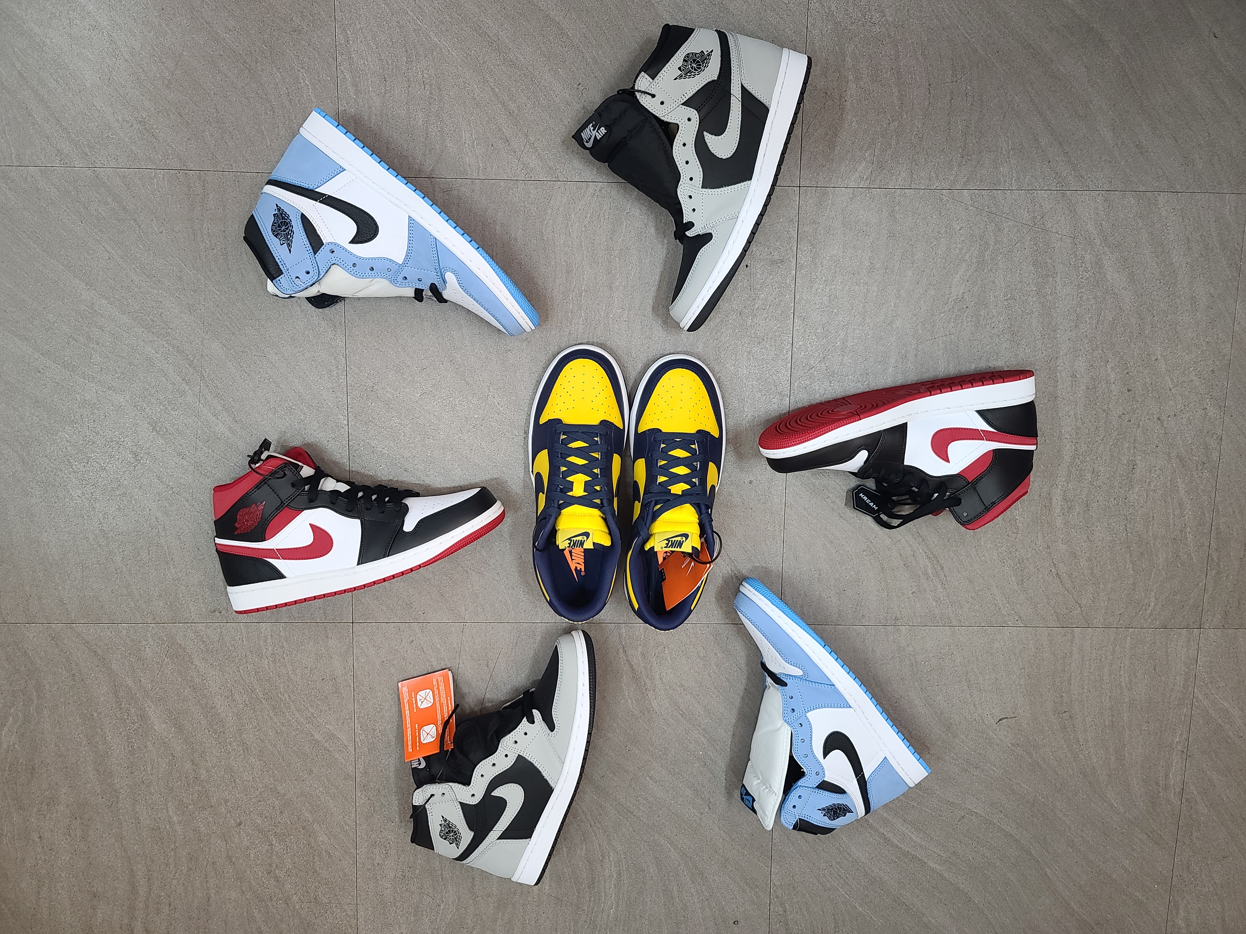 Jordan 1 Retro High OG Shadow 2.0, Jordan 1 Mid Gym Red Black White 착용 스타일