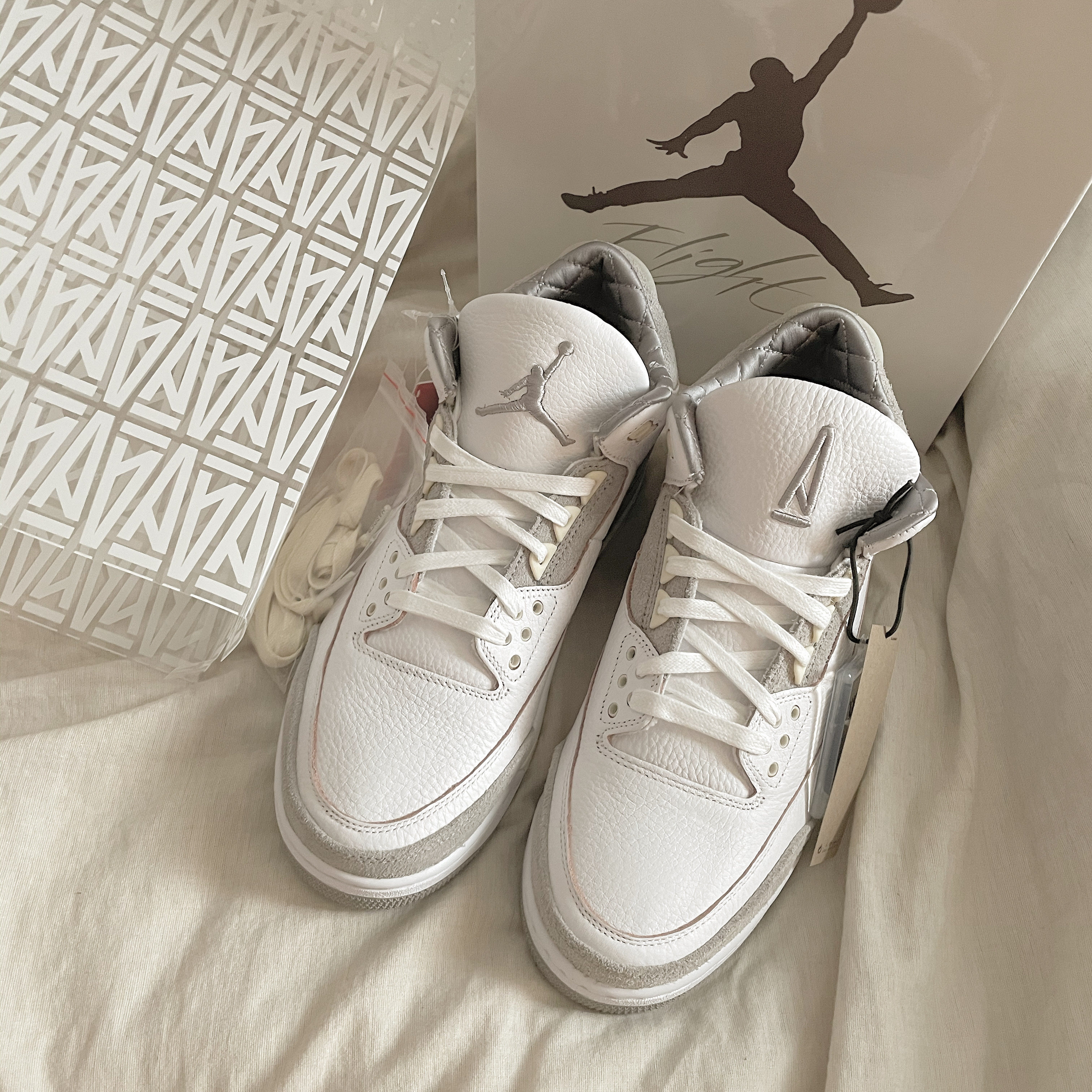 (W) Jordan 3 x A Ma Maniere Retro SP 착용 스타일