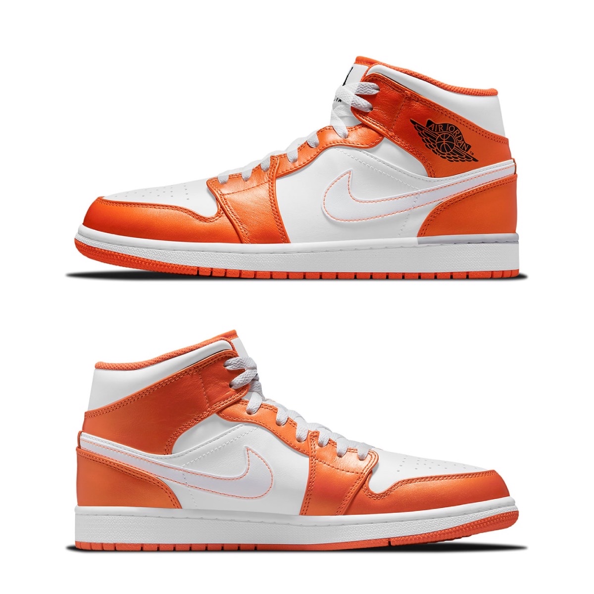Nike Dunk High Retro Orange Blaze 착용 스타일 - 3