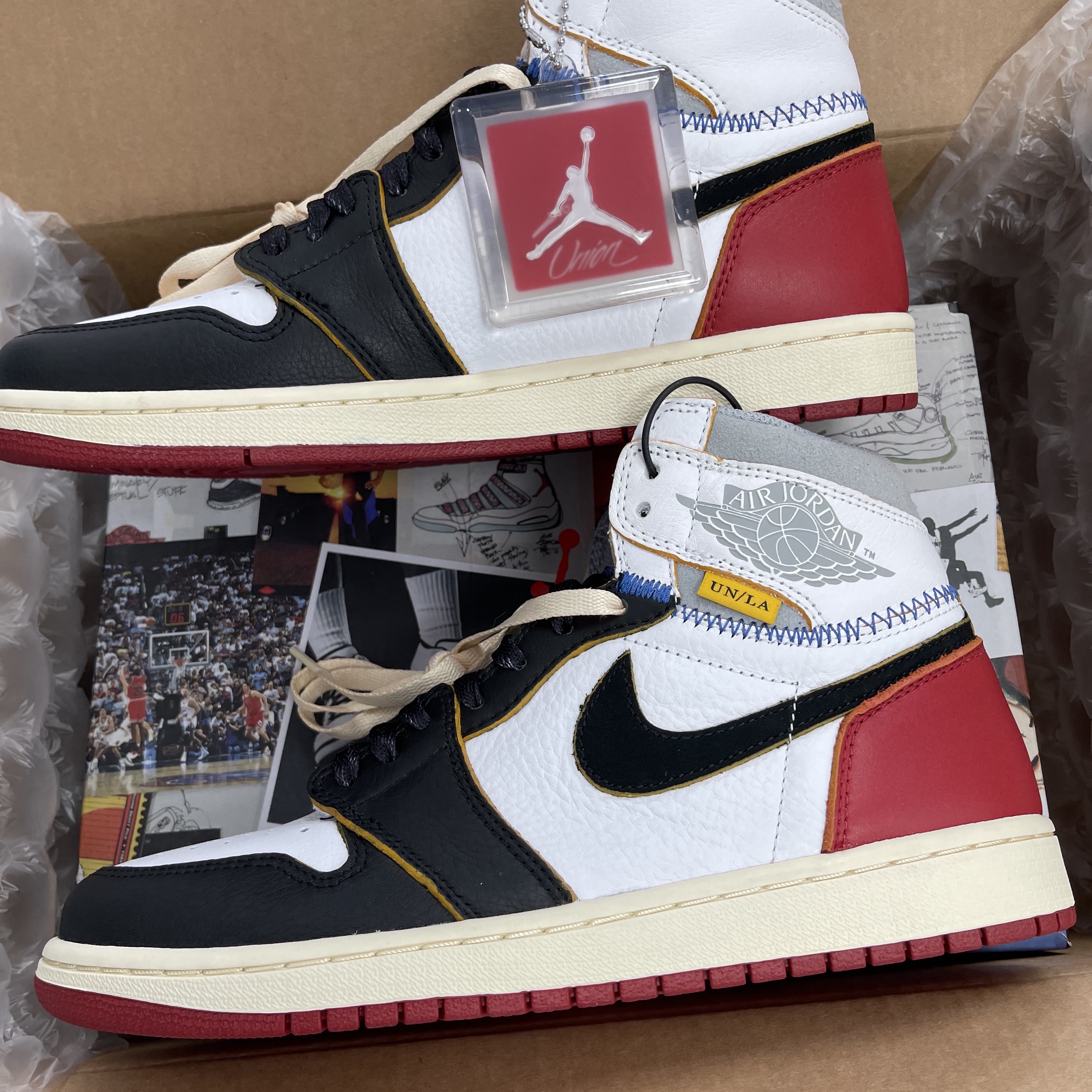 Jordan 1 x Union Retro High Black Toe 착용 스타일 - 4