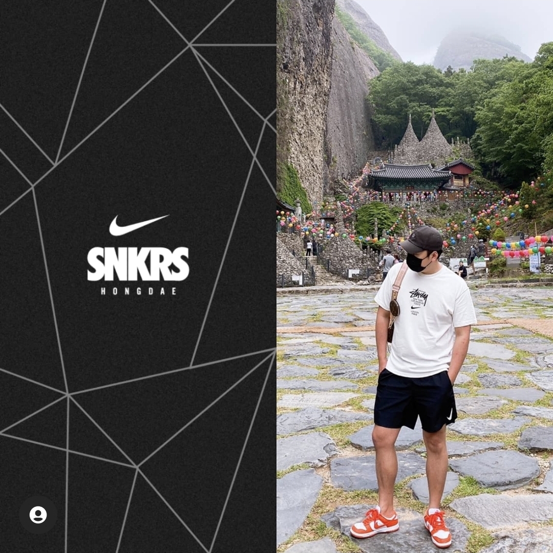 Nike Dunk Low SP Syracuse 2020 착용 스타일