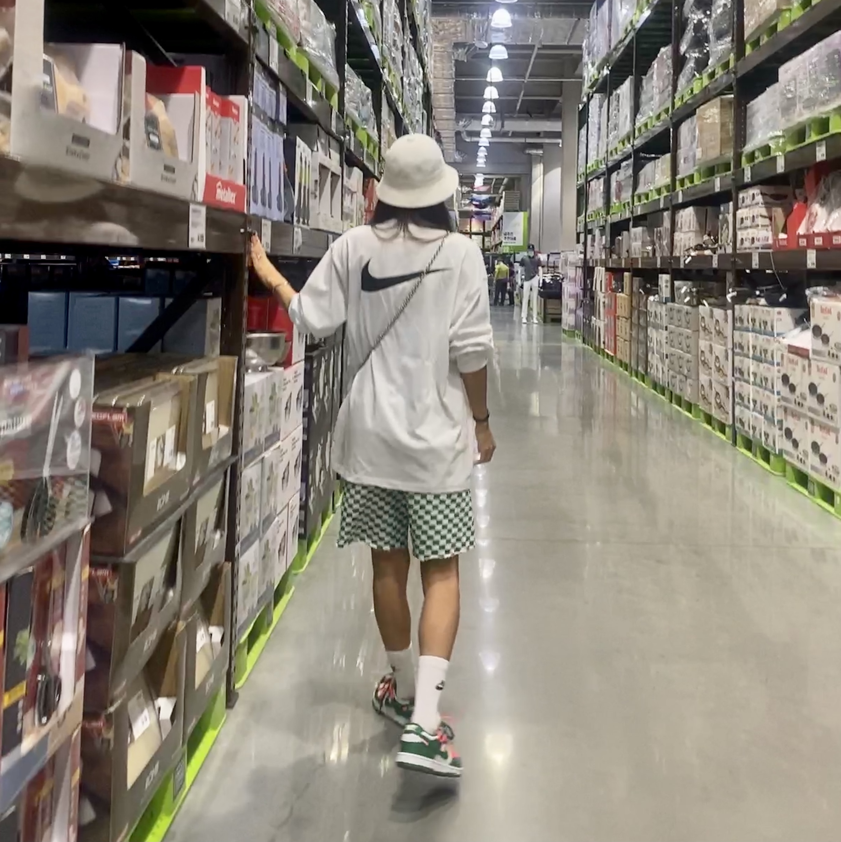 Nike x Stussy Big Swoosh LS T-Shirt White - US/EU, Nike x Stussy Big Swoosh LS T-Shirt White - Asia 착용 스타일 - 2