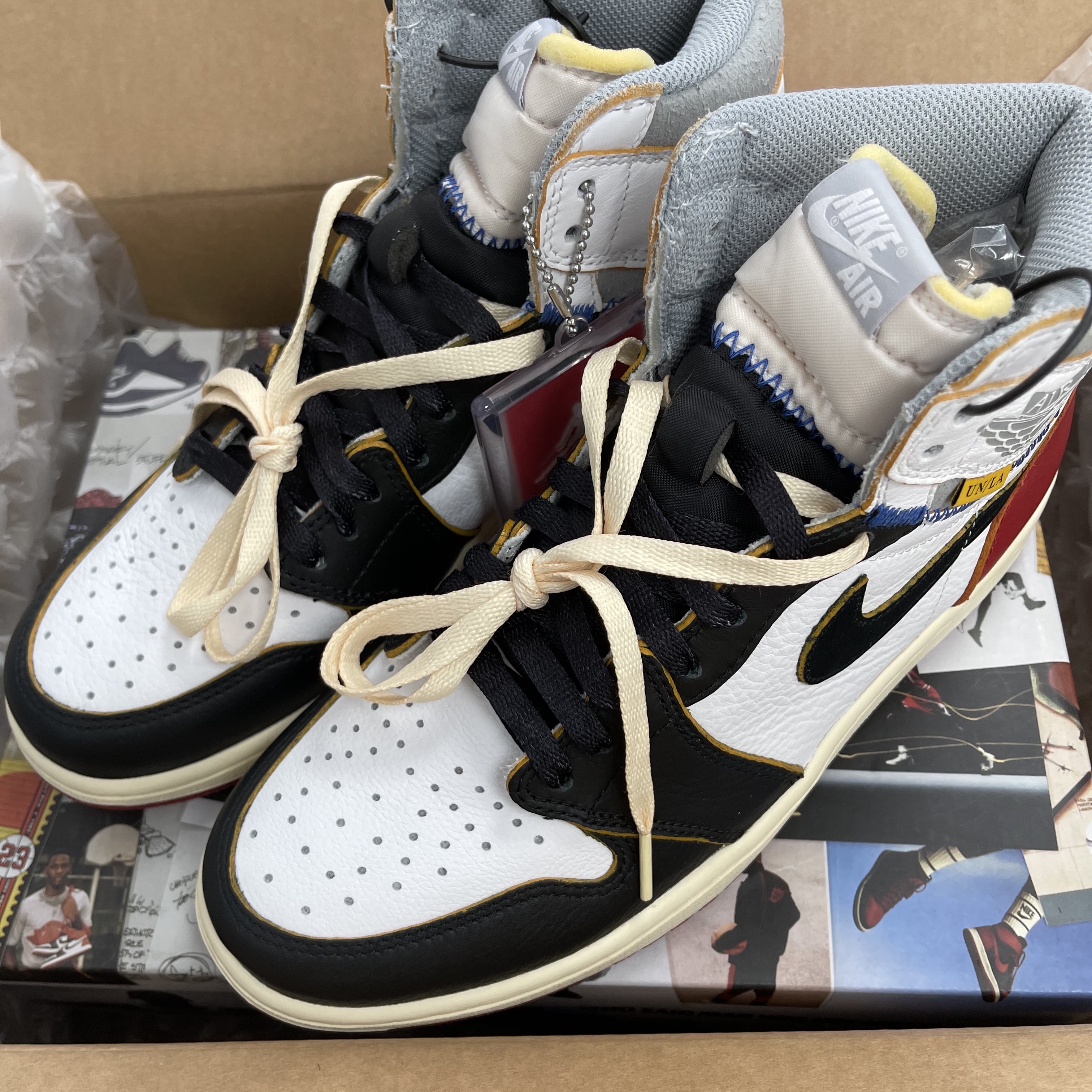 Jordan 1 x Union Retro High Black Toe 착용 스타일 - 3