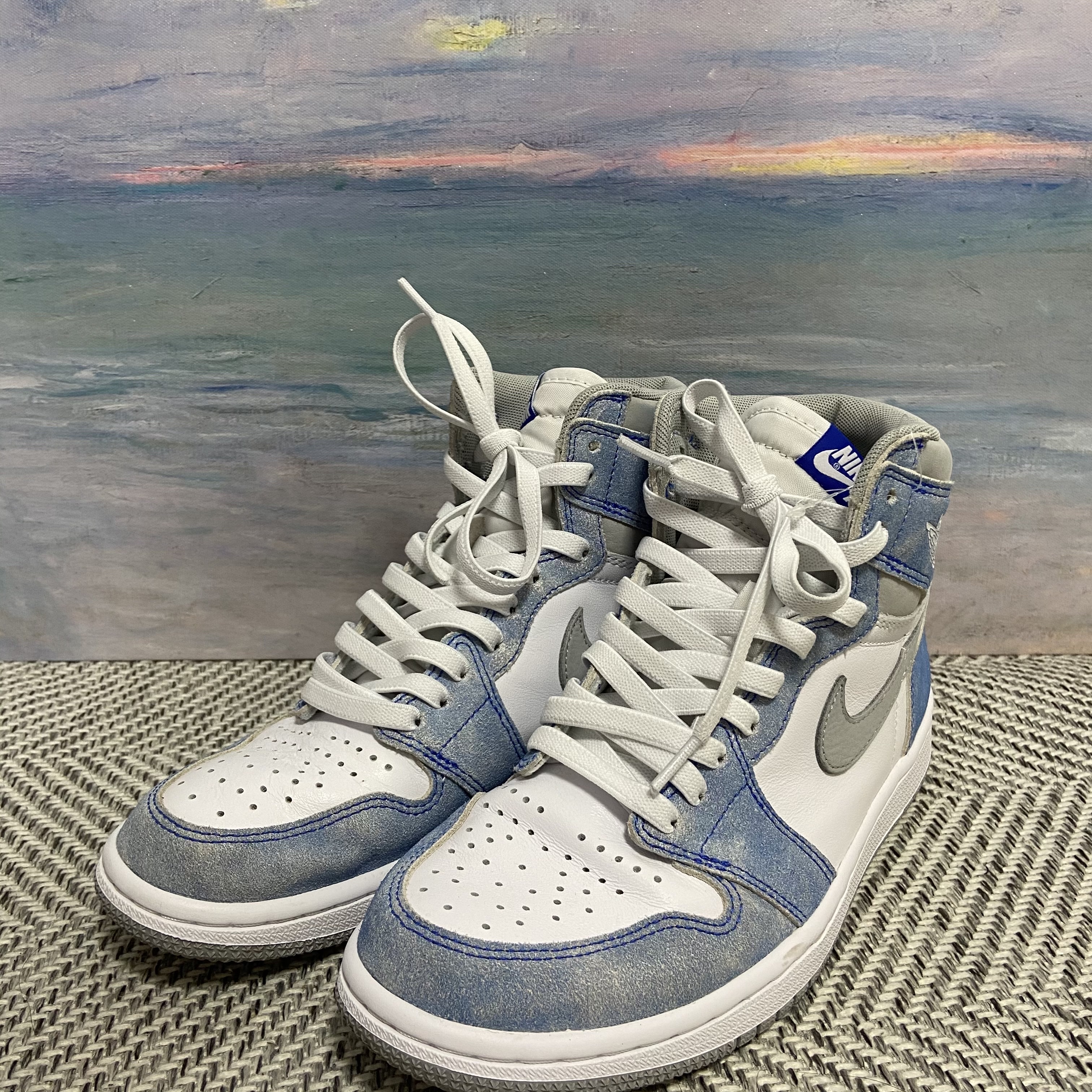 Jordan 1 Retro High OG Hyper Royal 착용 스타일 - 2