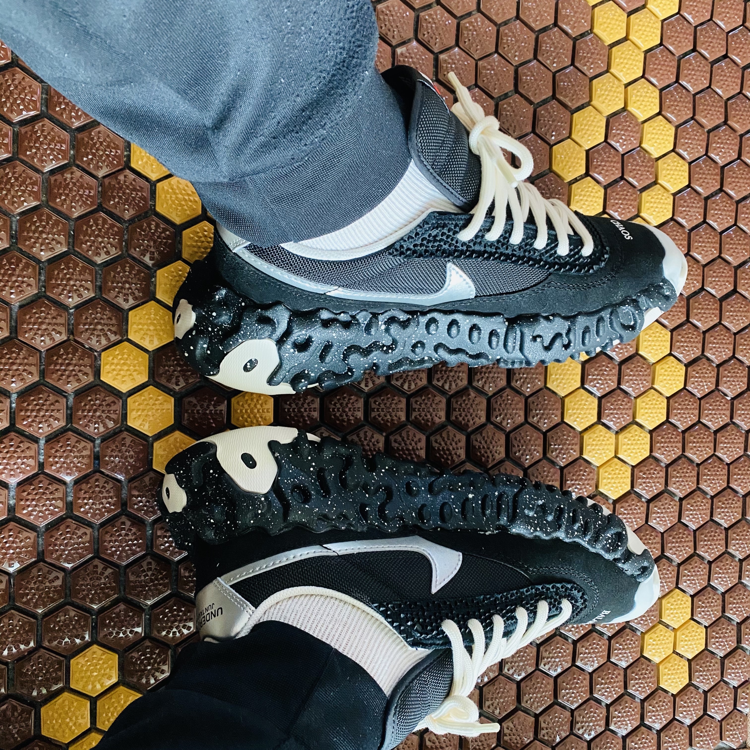 Nike x Undercover Overbreak SP Black 착용 스타일 - 1