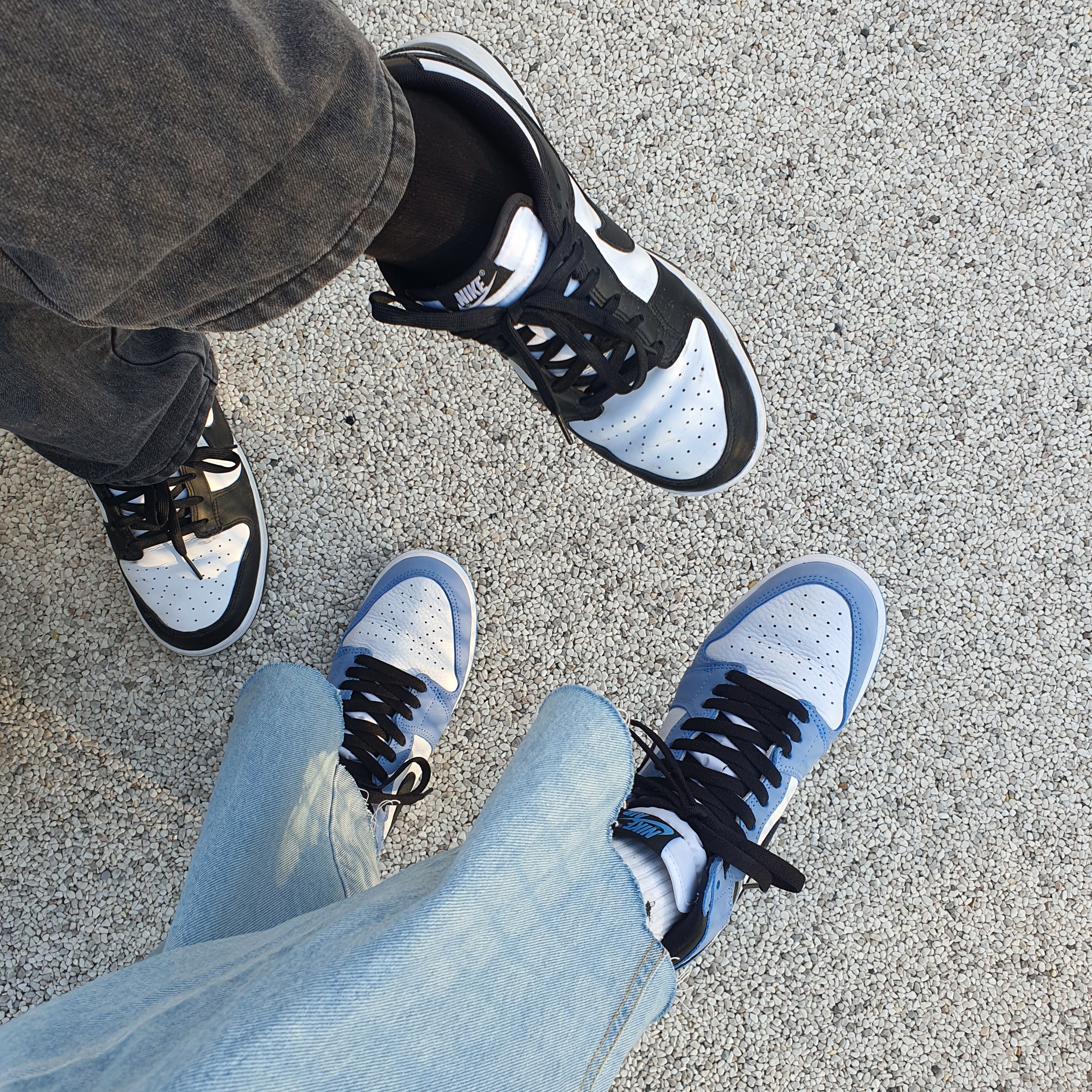 Jordan 1 Retro High OG University Blue, (GS) Jordan 1 Retro High OG University Blue 착용 스타일