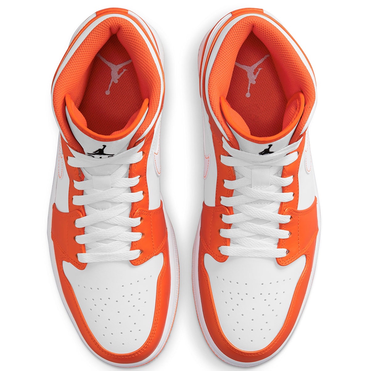 Nike Dunk High Retro Orange Blaze 착용 스타일 - 4