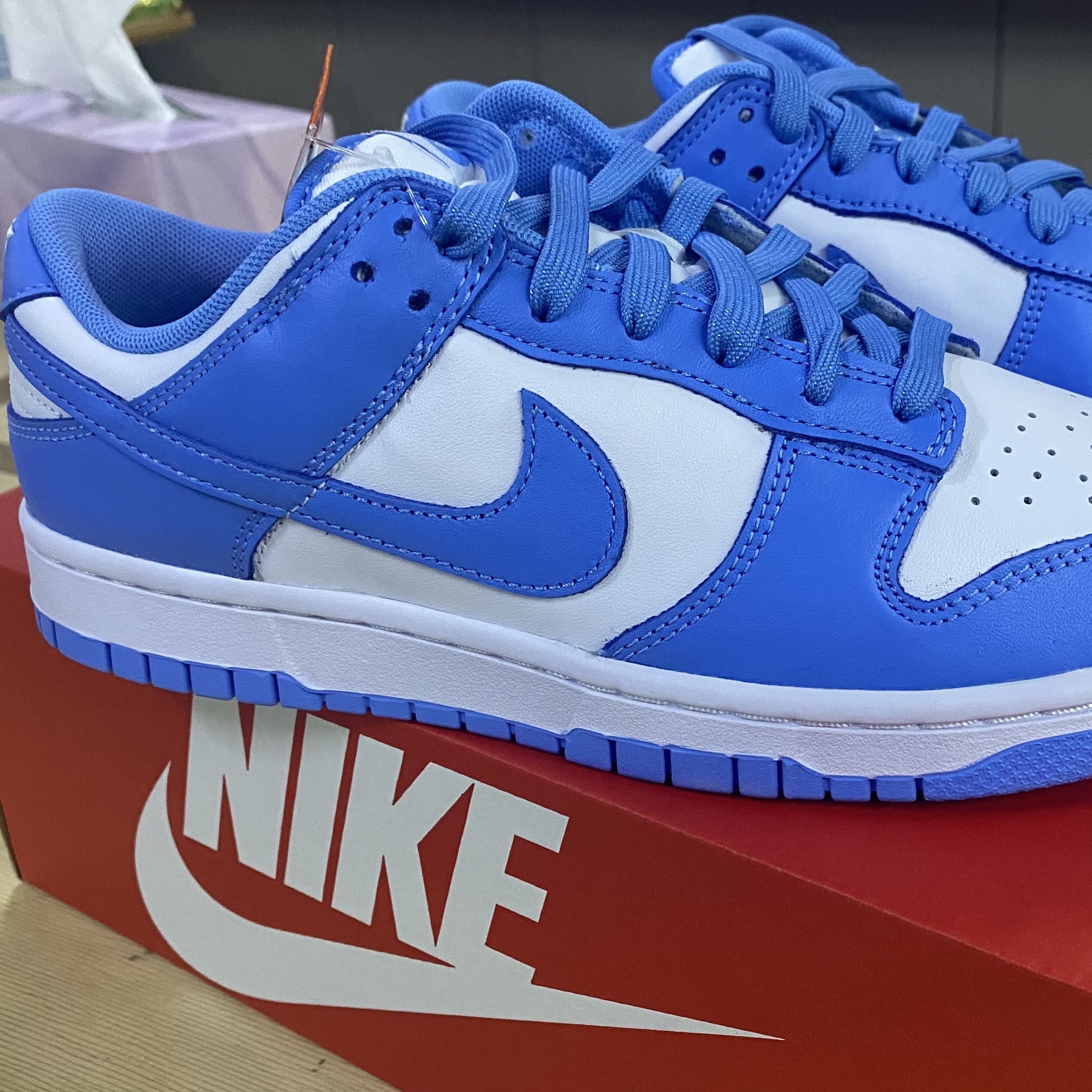 Nike Dunk Low Retro University Blue 착용 스타일