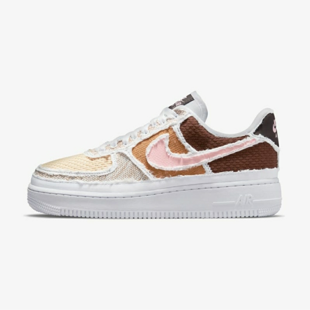 (W) Nike Air Force 1 '07 PRM Tear Away Fauna Brown 착용 스타일 - 1