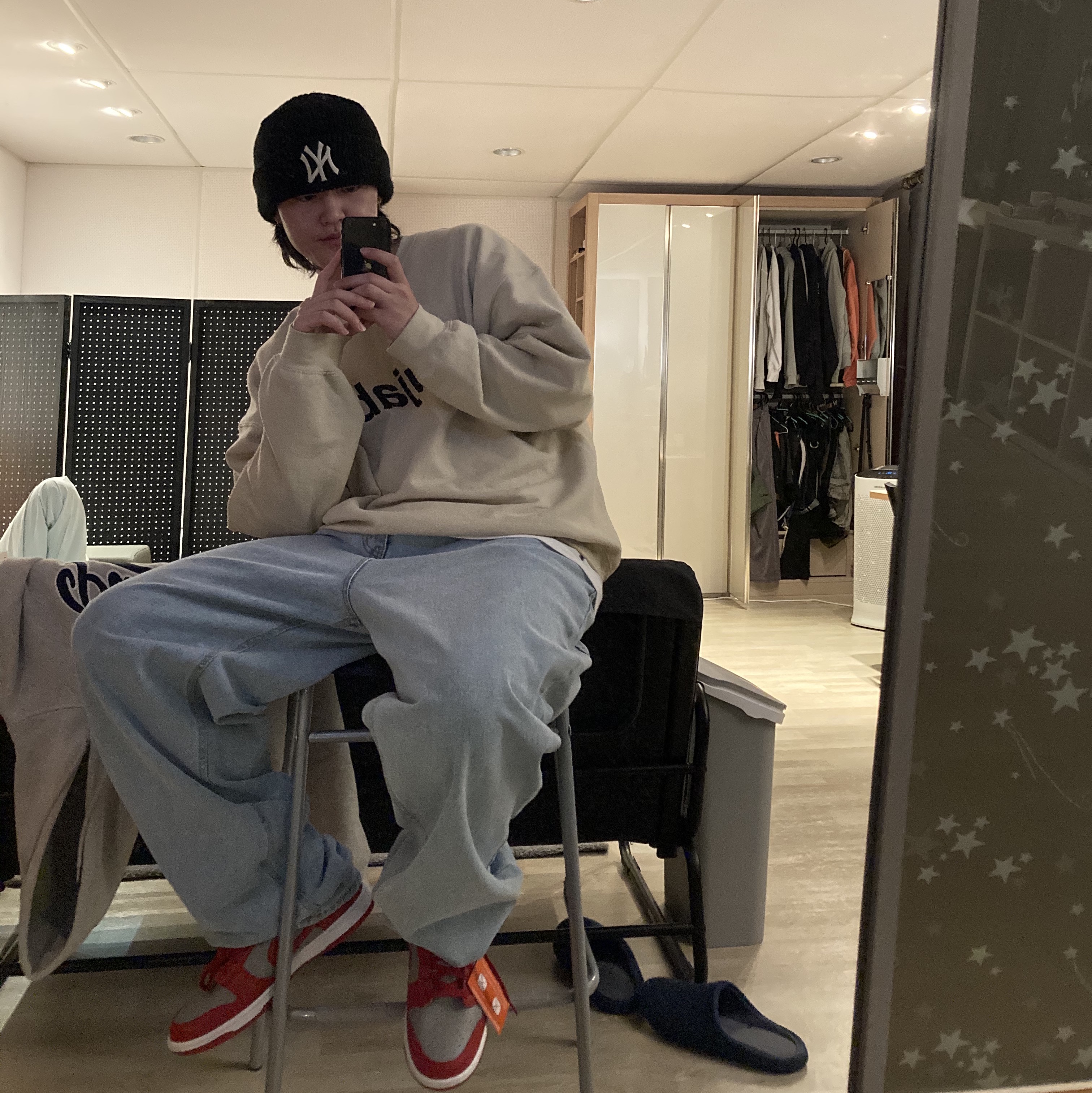 Nike Dunk Low Retro Medium Grey 착용 스타일