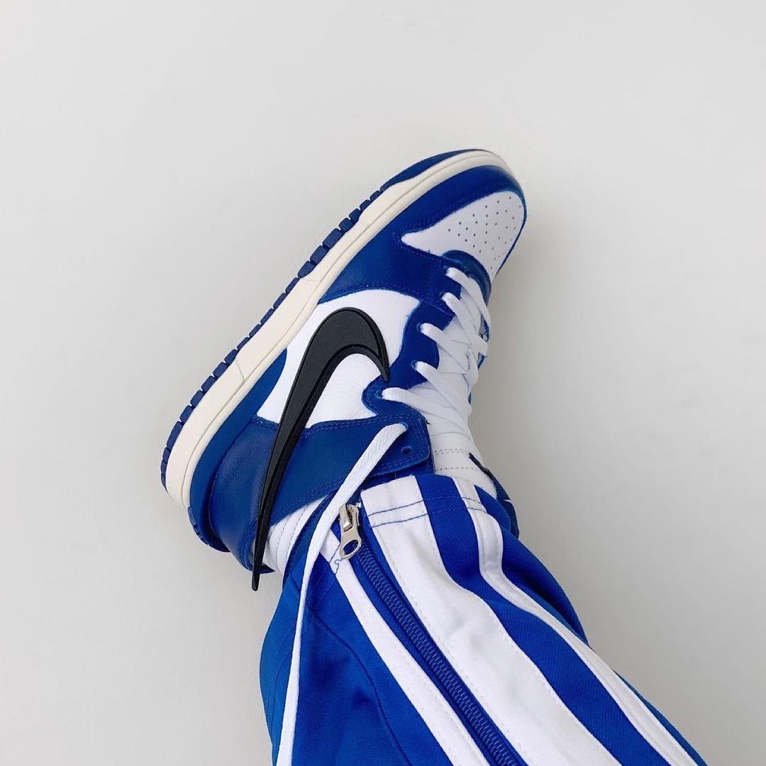 Nike x Ambush Dunk High Deep Royal Blue 착용 스타일 - 5