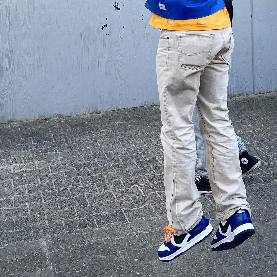 Nike x Ambush Dunk High Deep Royal Blue 착용 스타일 - 4
